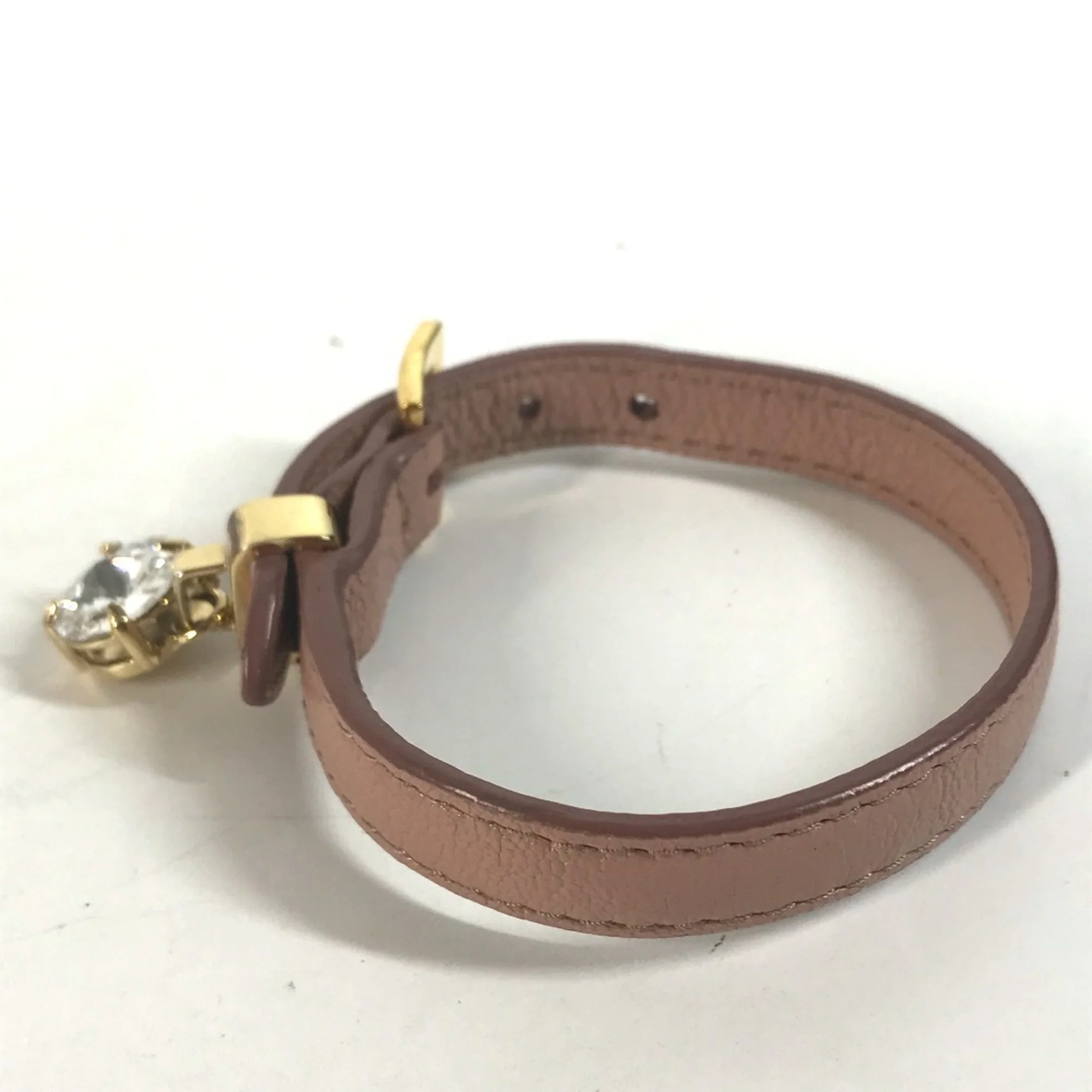 Bracelet Leather Pink - Image 4
