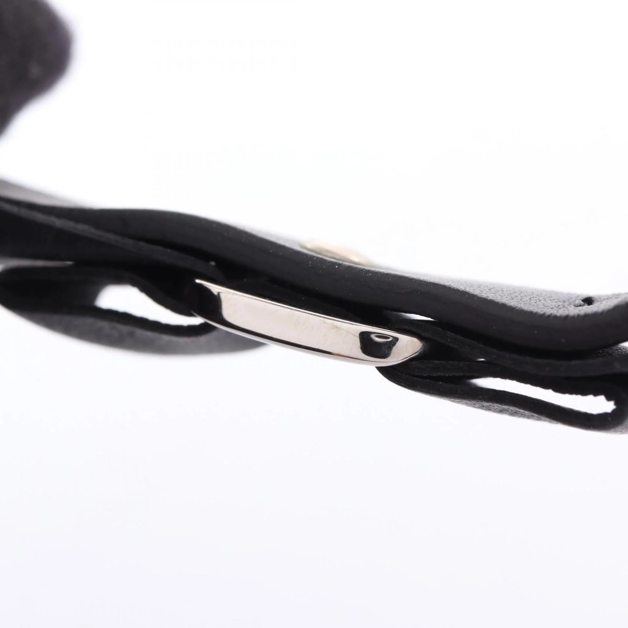 Vara Ribbon Bracelet Leather Black - Image 8