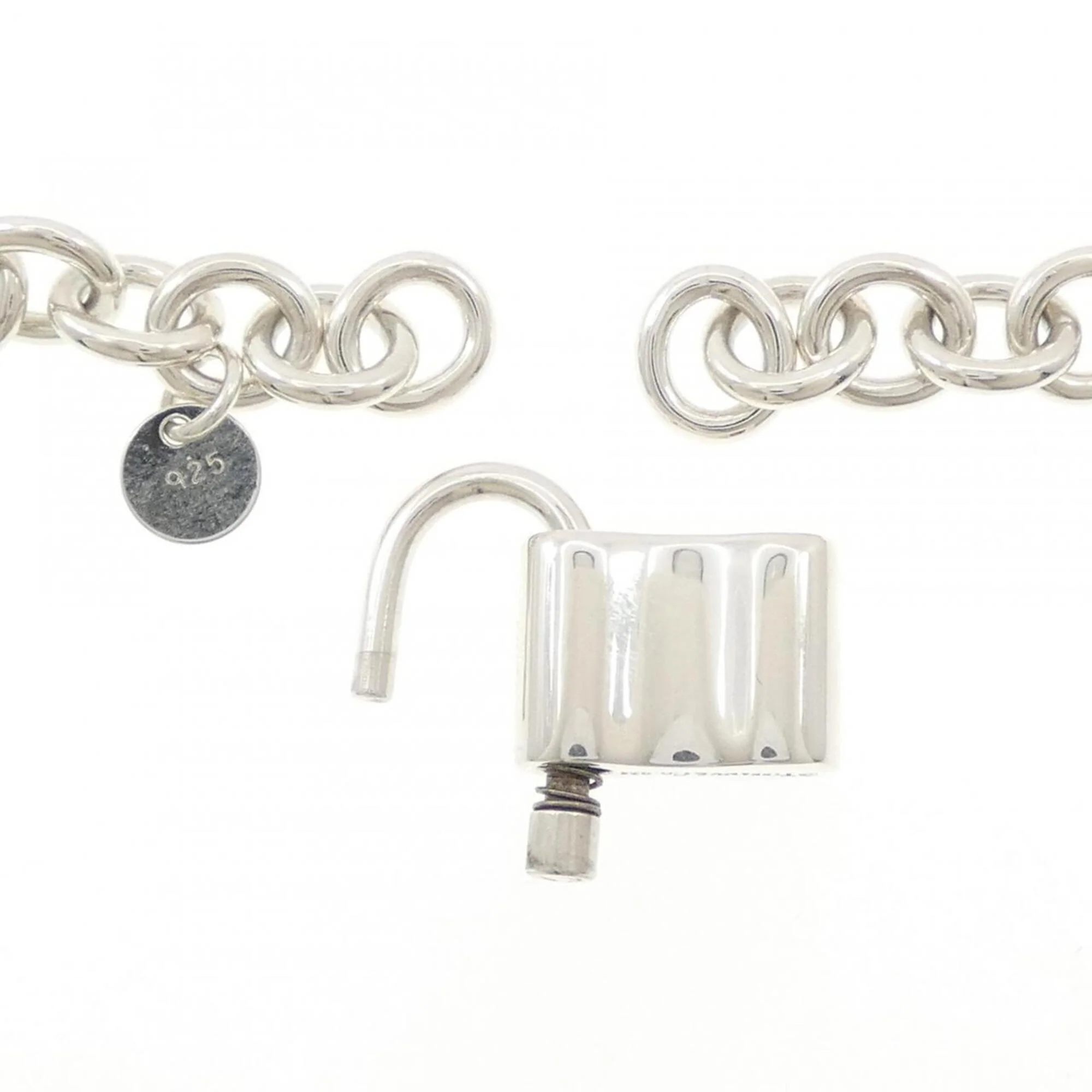 1837 Lock Charm Bracelet Sterling Silver - Image 4