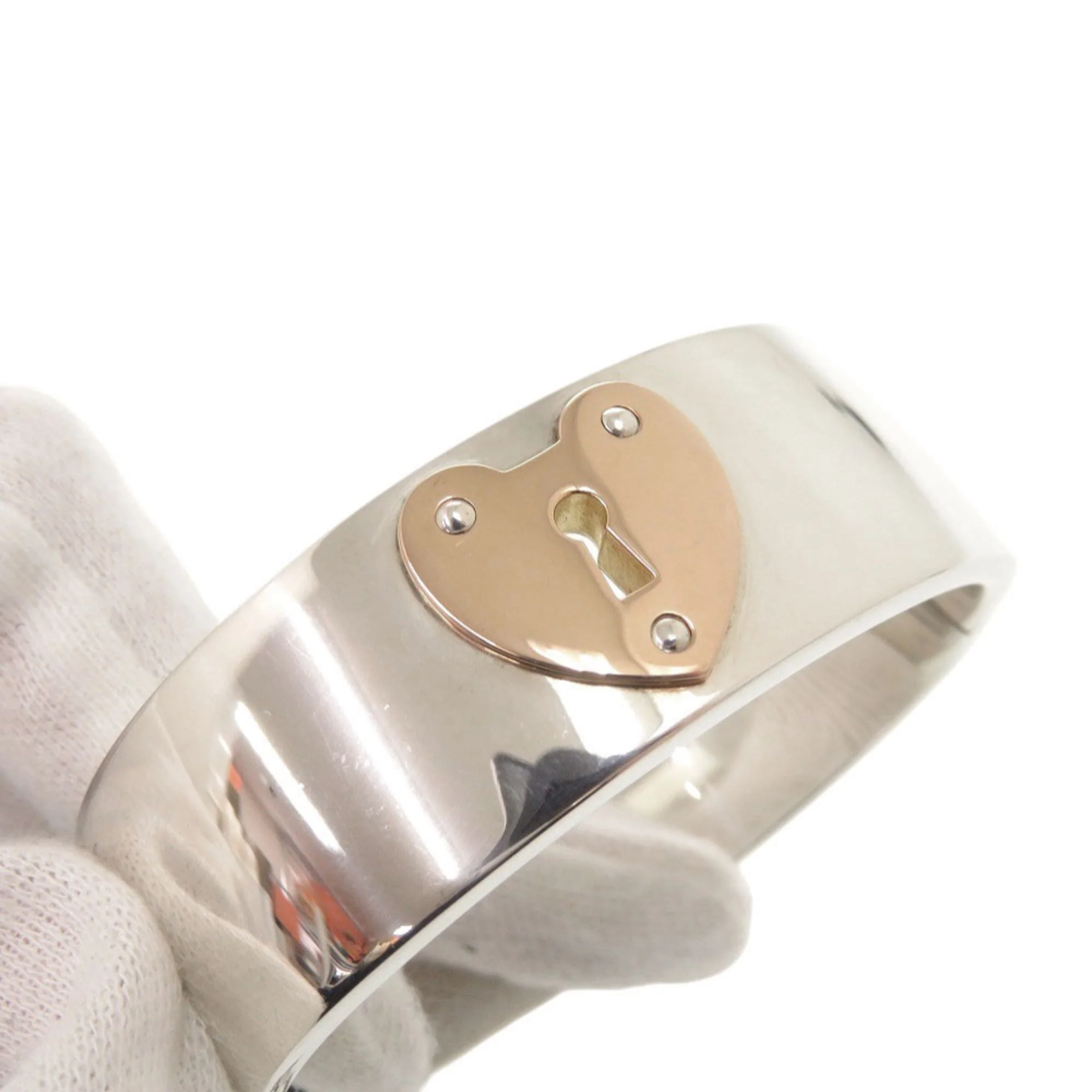 Bracelet 18K Rose Gold and Sterling Silver - Image 7