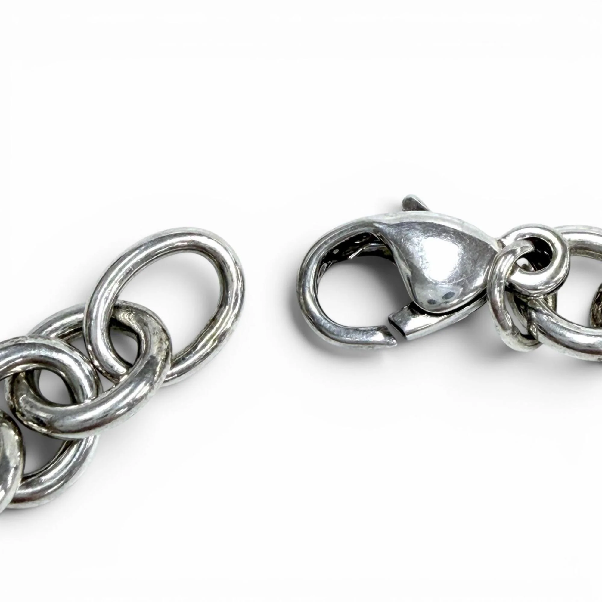 Bracelet Sterling Silver with Garnet and Peridot - Image 5