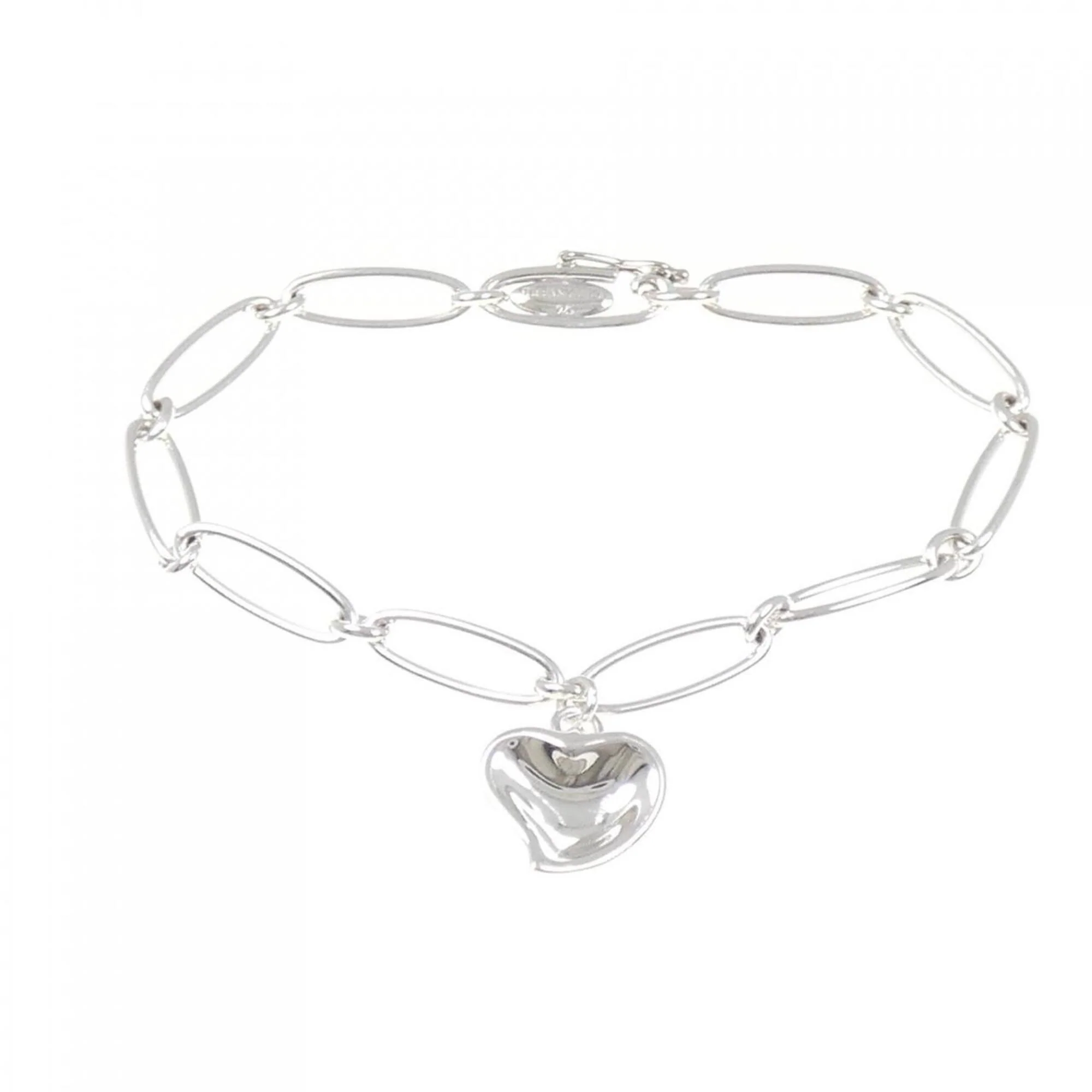 Closed Heart Bracelet Sterling Silver - Image 3