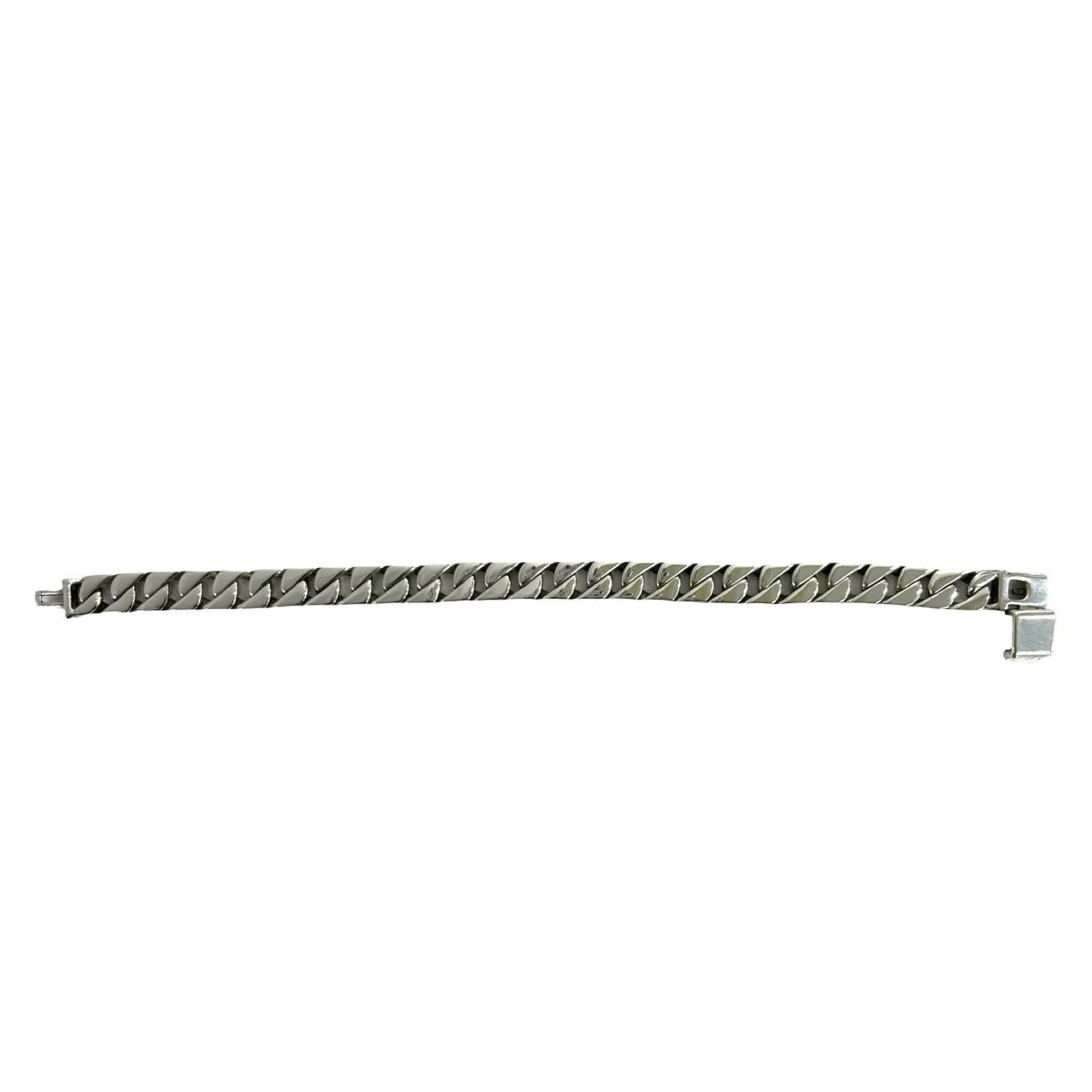 Curved Link Bracelet Sterling Silver - Image 6