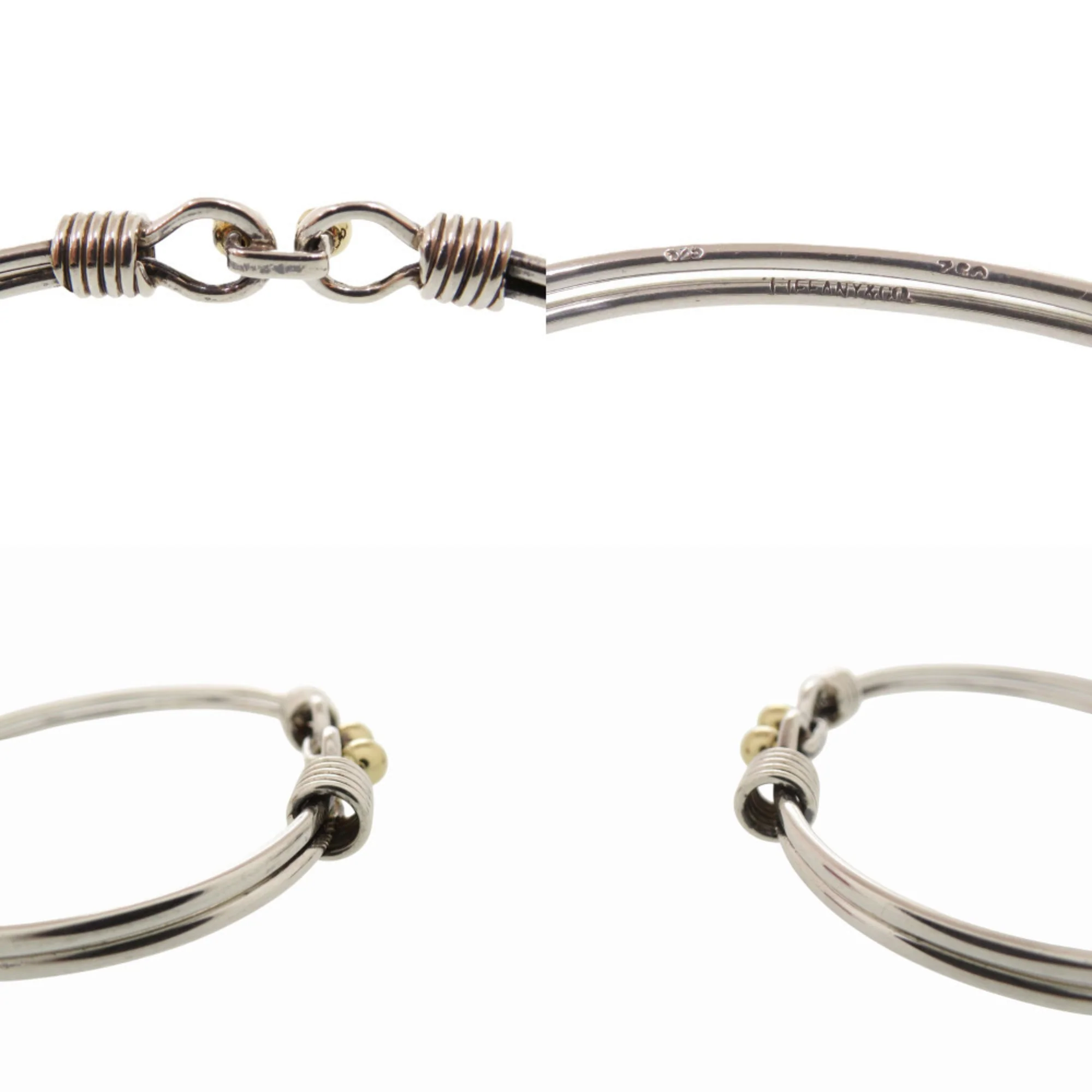 Double Hook Bracelet 18K Gold and Sterling Silver - Image 5