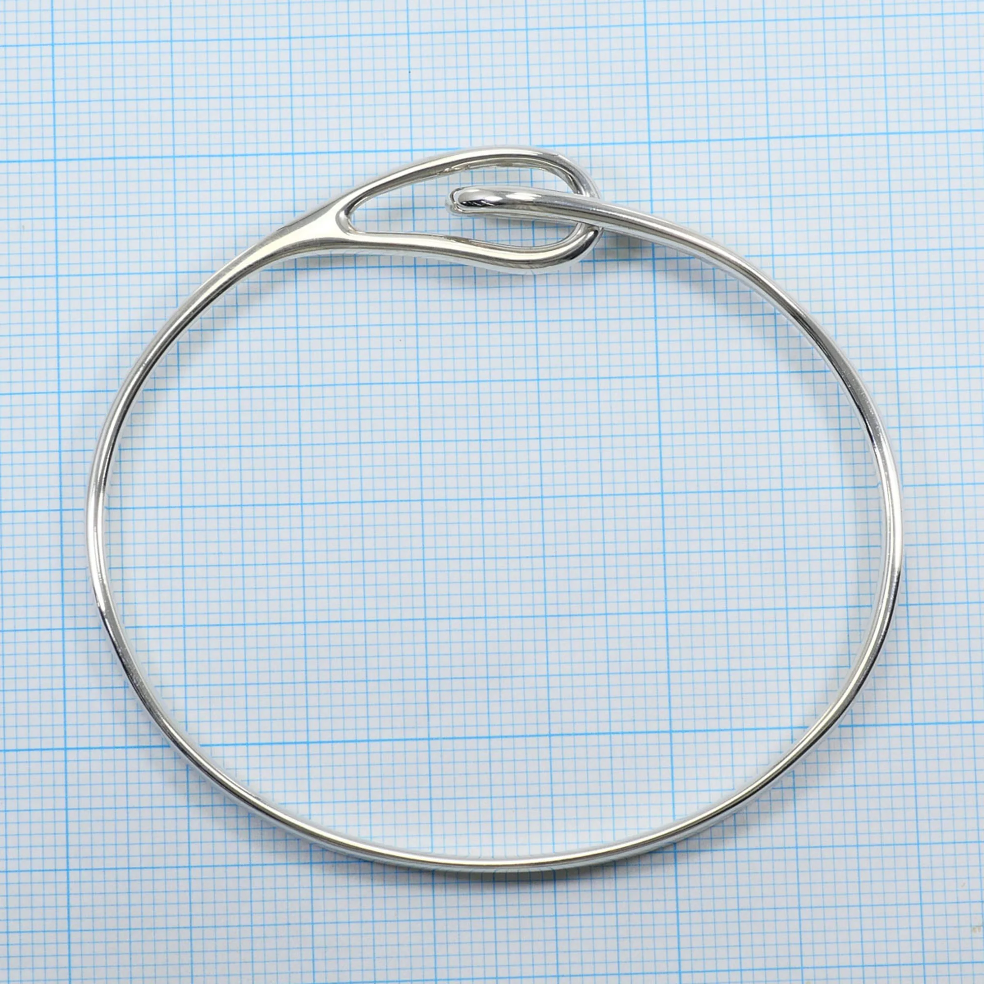 Double Loop Bracelet Sterling Silver - Image 4