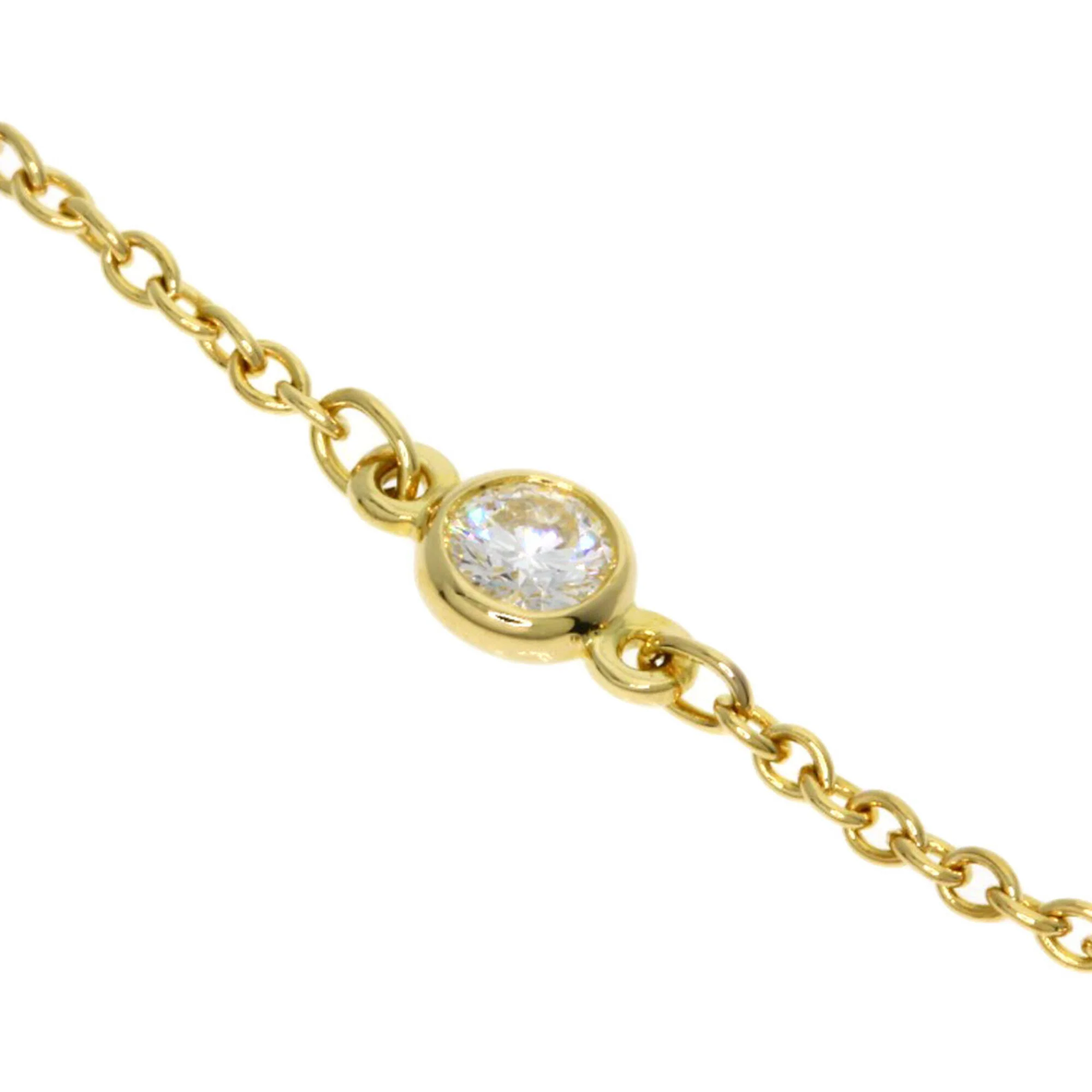 Elsa Peretti Diamonds By The Yard Pendant Necklace 18K Yellow Gold and Diamond - Image 2