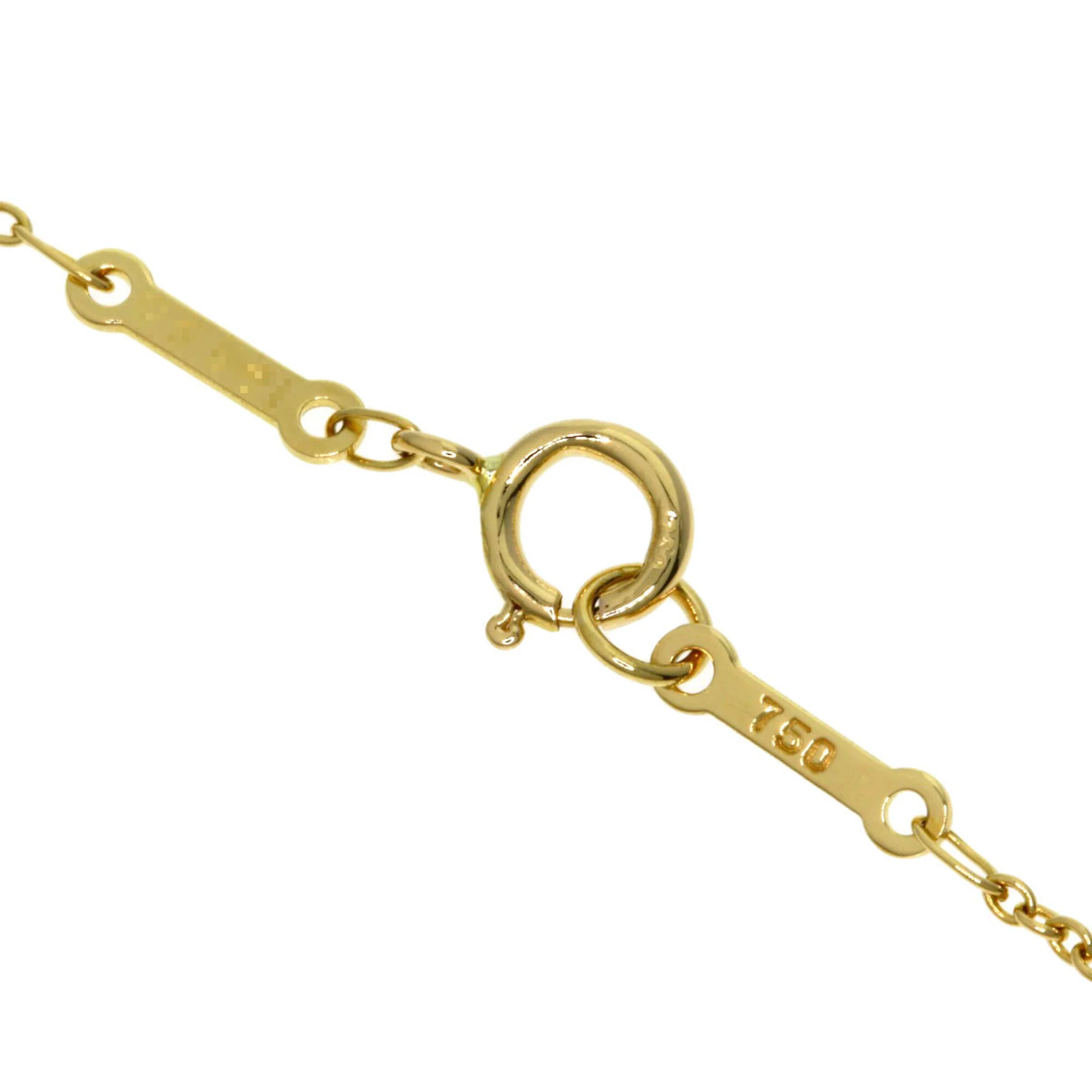 Elsa Peretti Diamonds By The Yard Pendant Necklace 18K Yellow Gold and Diamond - Image 4