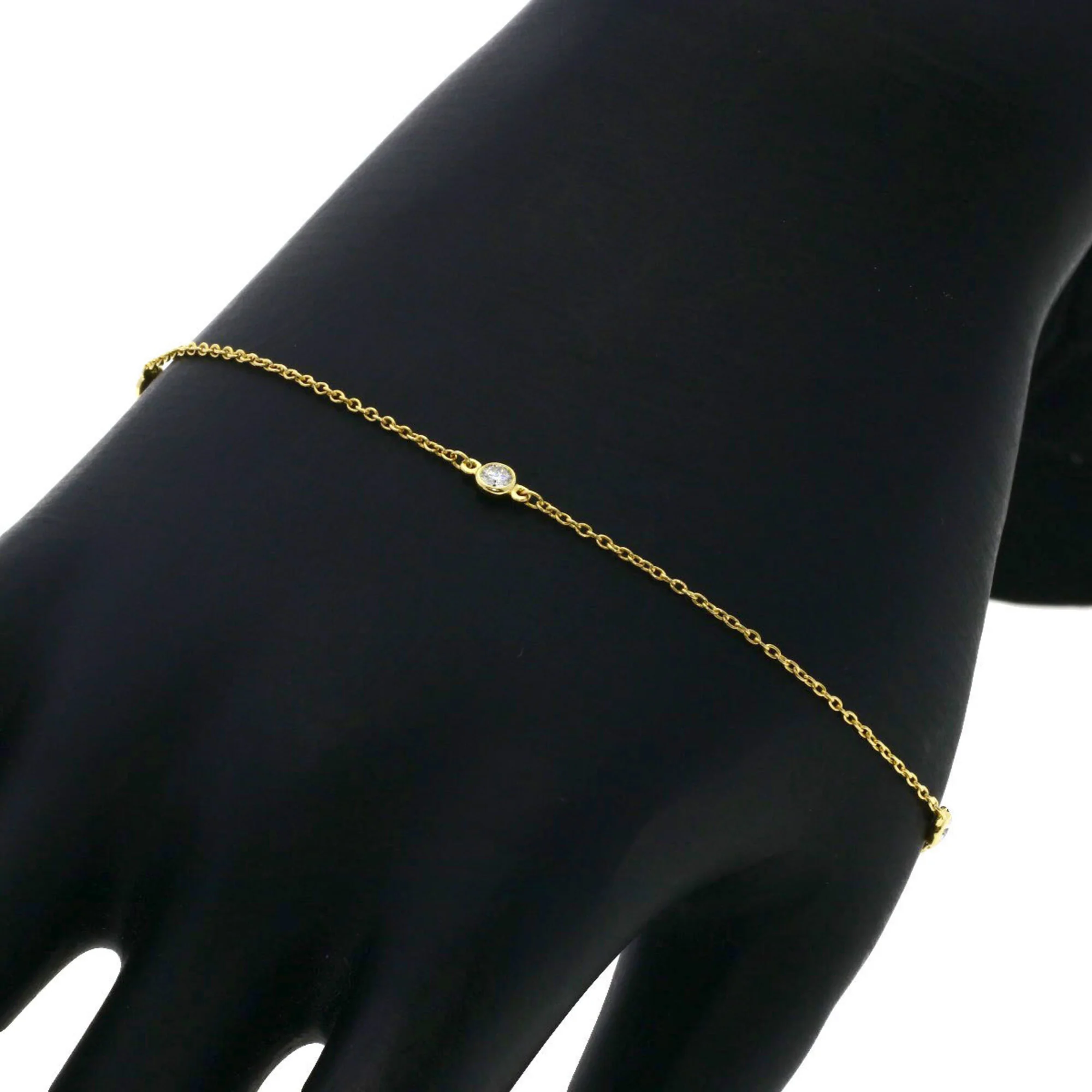 Elsa Peretti Diamonds By The Yard Pendant Necklace 18K Yellow Gold and Diamond - Image 6