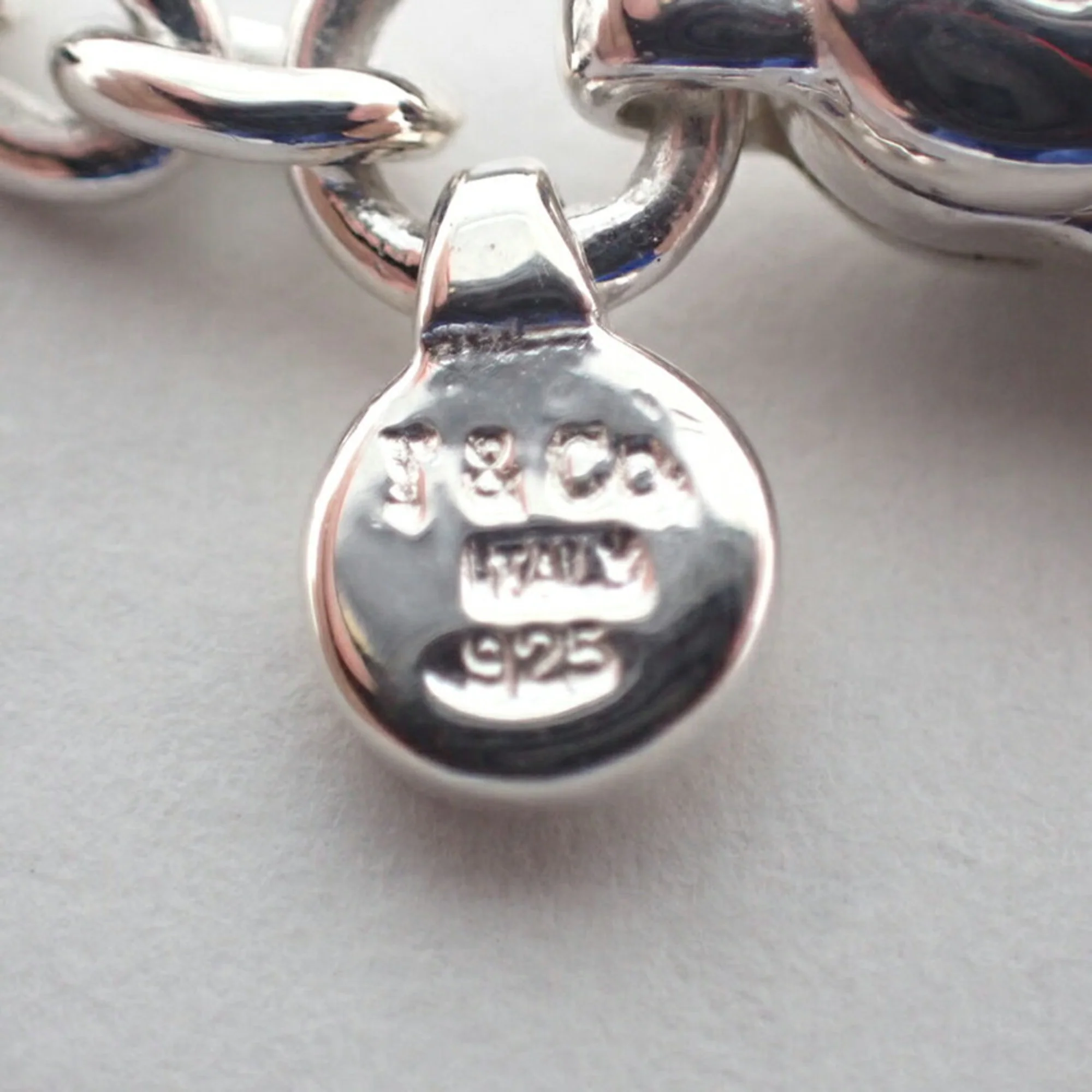 Heart Charm Bracelet Sterling Silver - Image 7