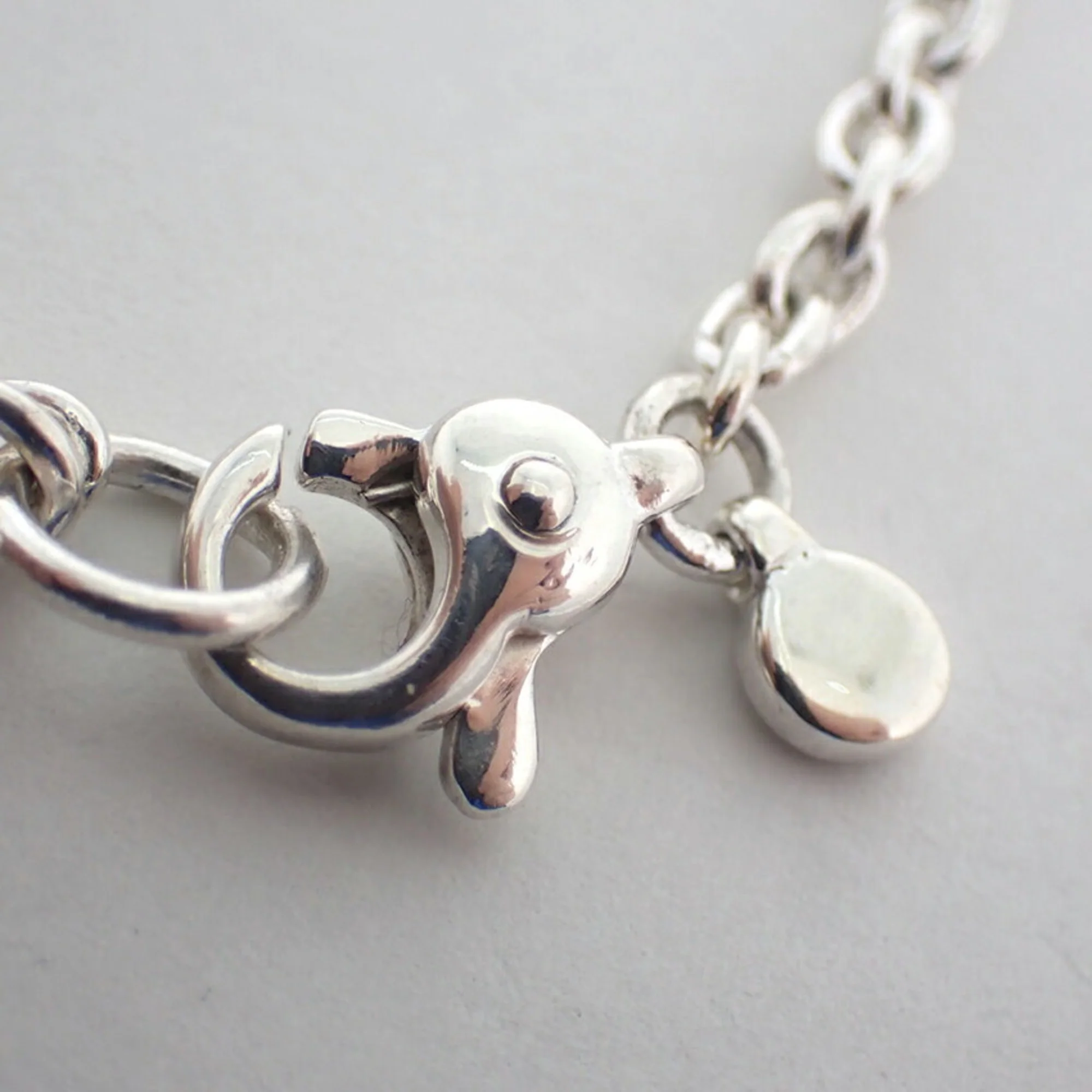 Heart Charm Bracelet Sterling Silver - Image 9