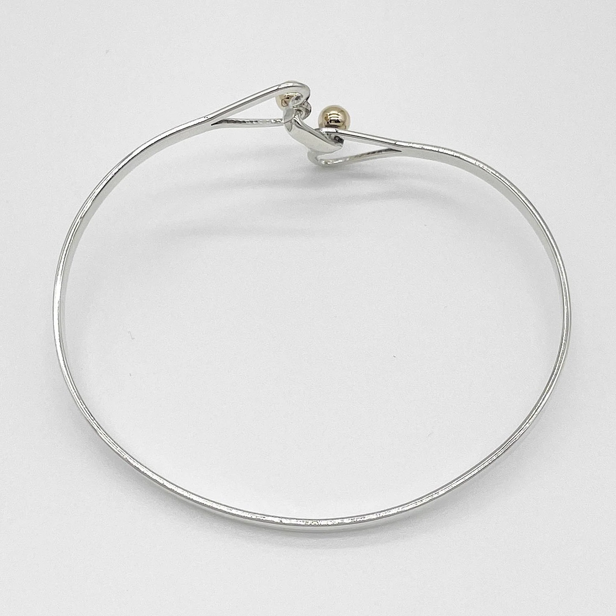Hook Eye Bracelet Sterling Silver - Image 4