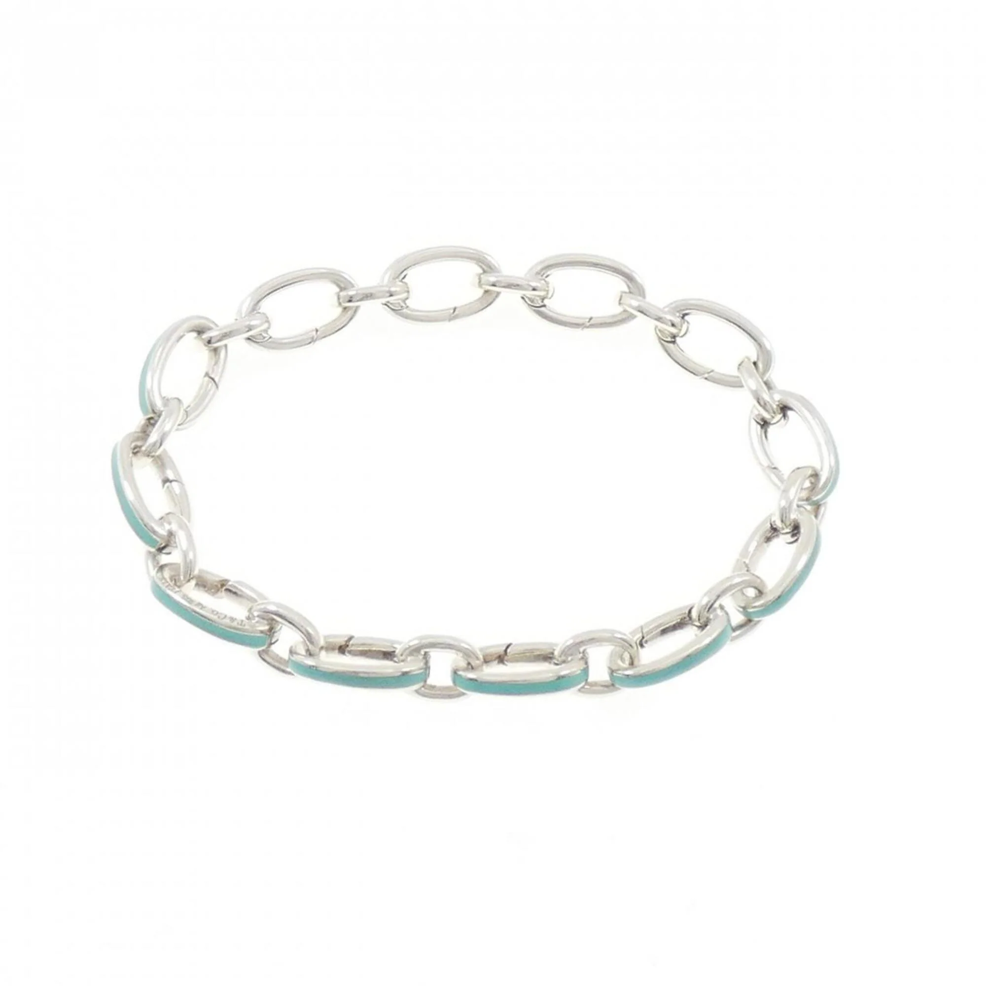 Link Clasp Bracelet Sterling Silver - Image 2