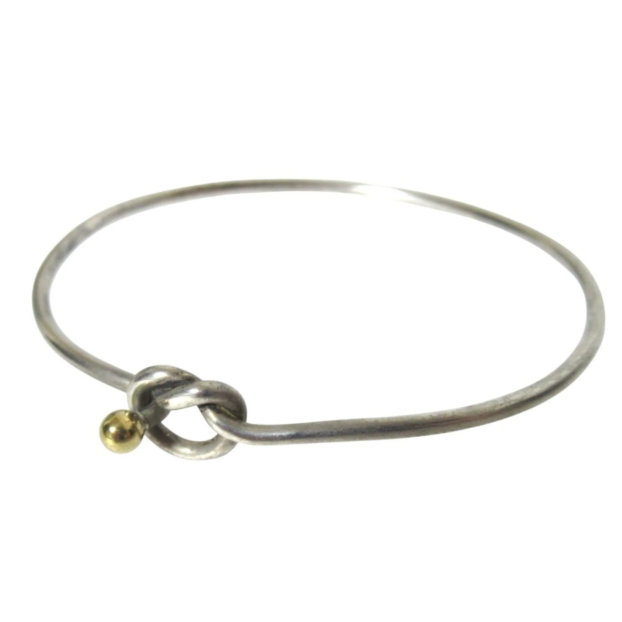Love Knot Bangle Watch 18K Gold and Silver 925