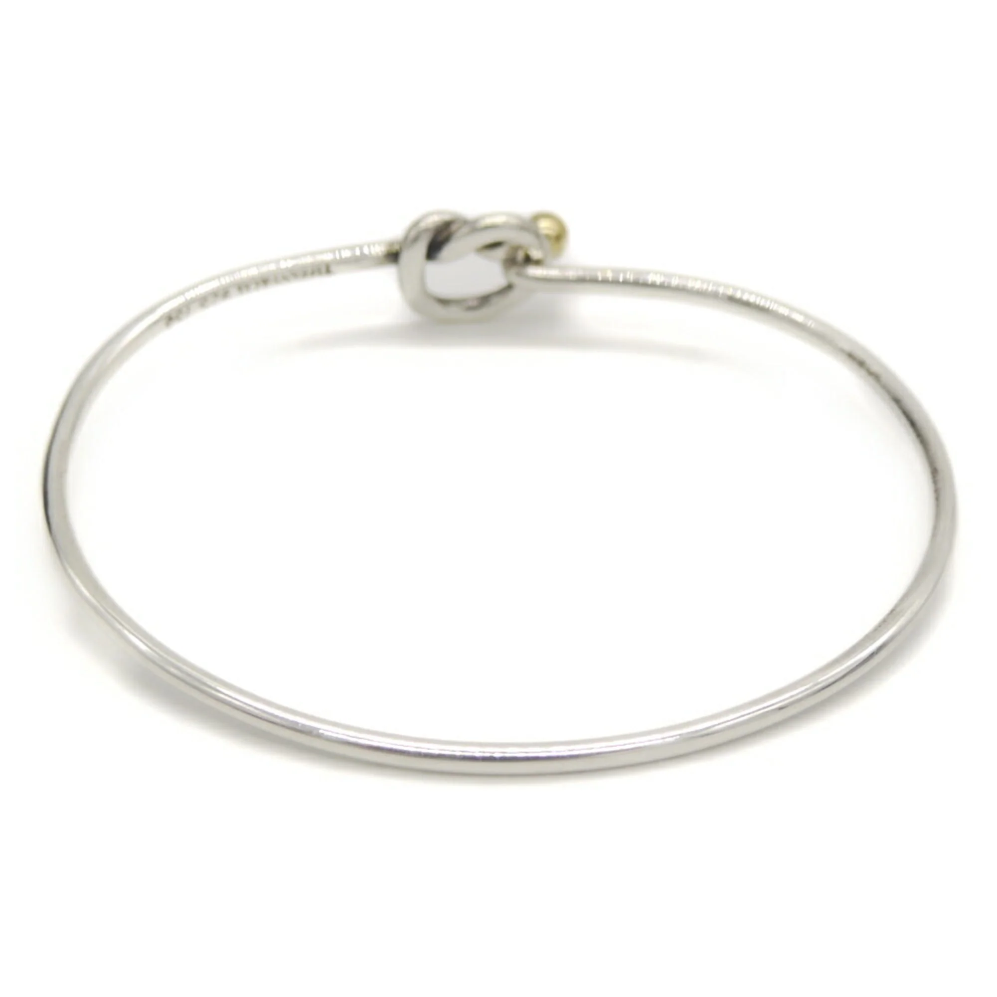 Love Knot Bracelet 18K Gold and Sterling Silver - Image 4