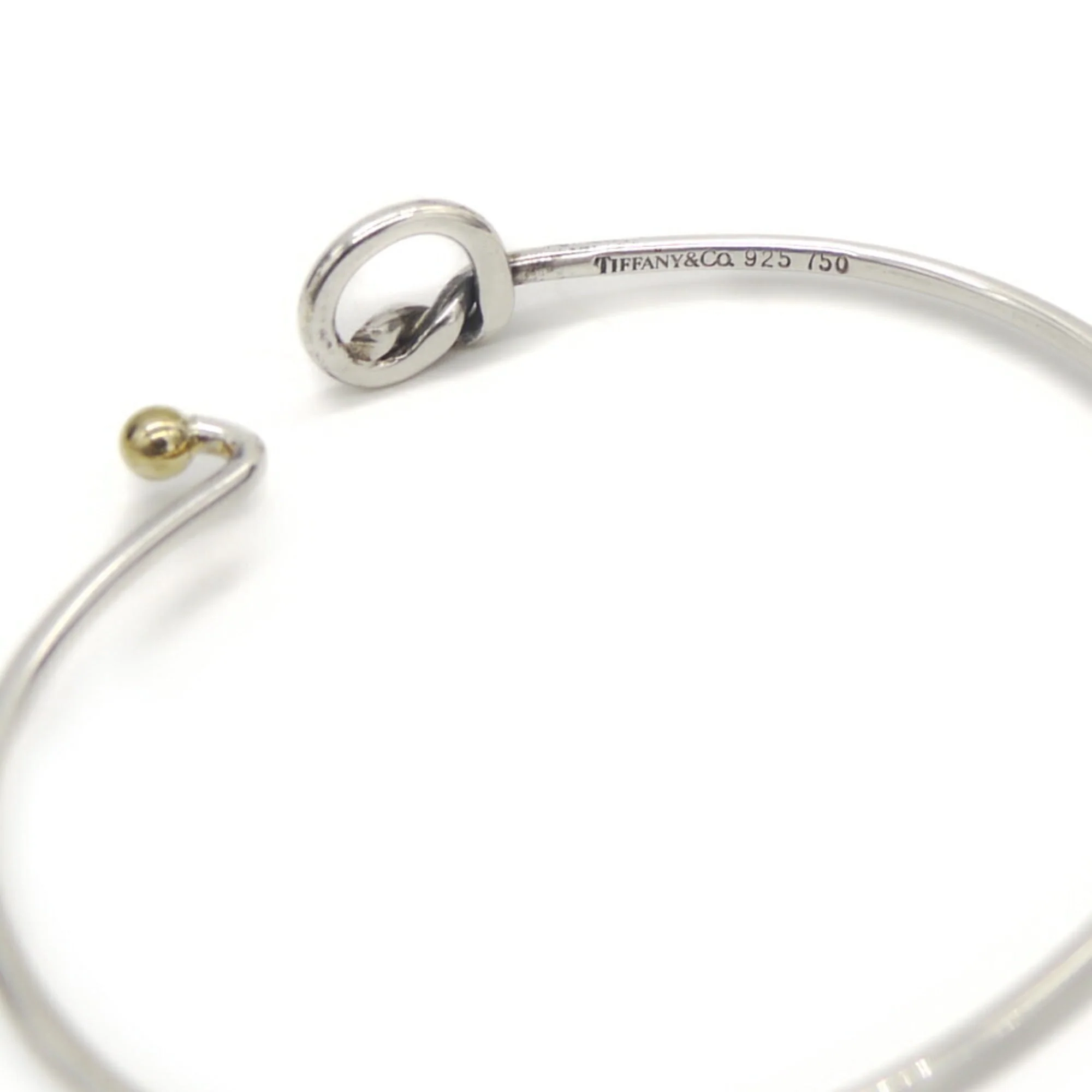 Love Knot Bracelet 18K Gold and Sterling Silver - Image 5
