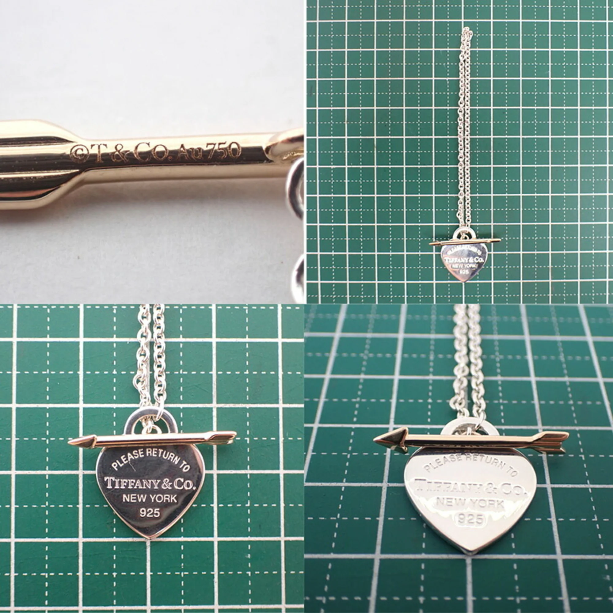 Lovestruck Heart and Arrow Bracelet Sterling Silver and 18K Yellow Gold - Image 9