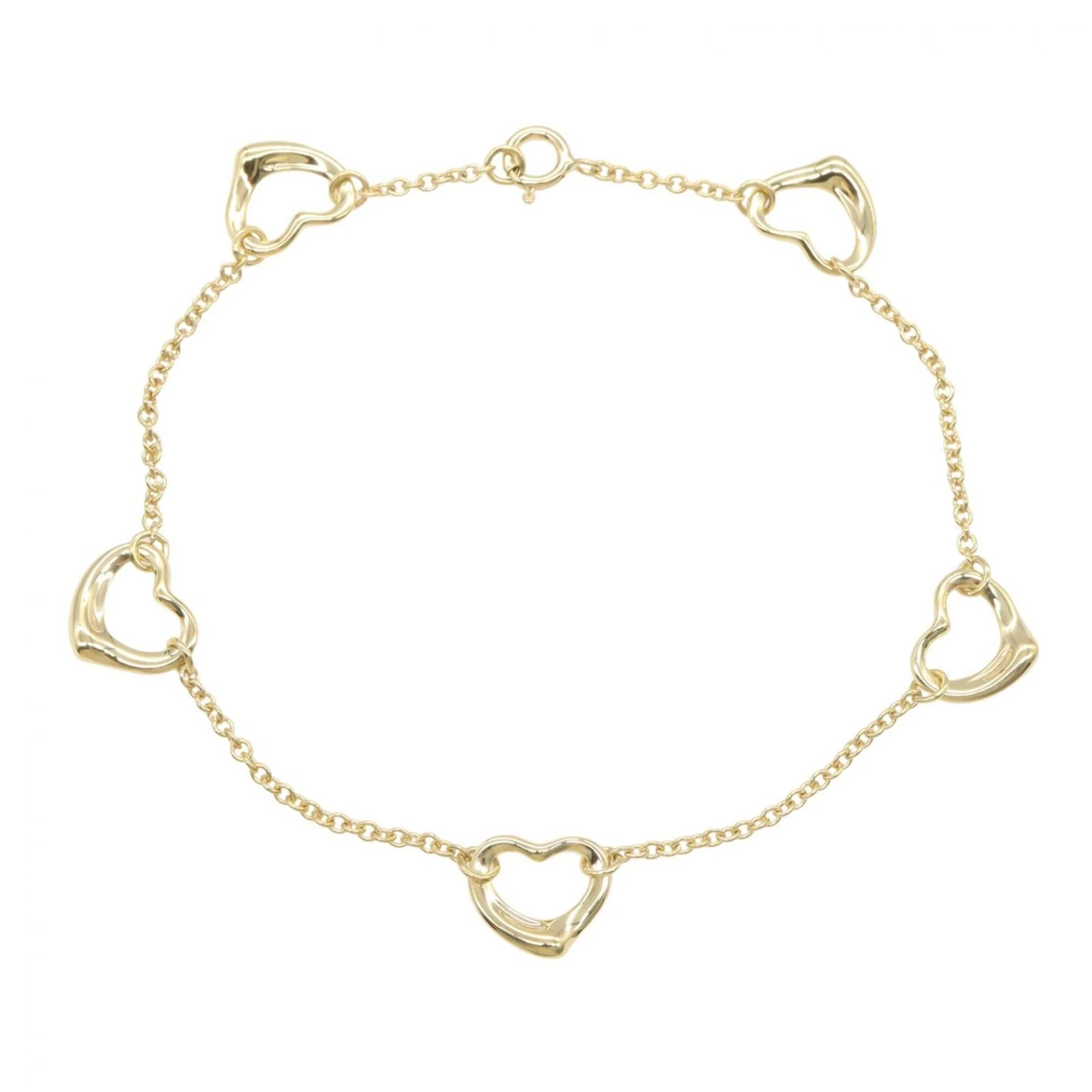 Open Heart Bracelet 18K Yellow Gold