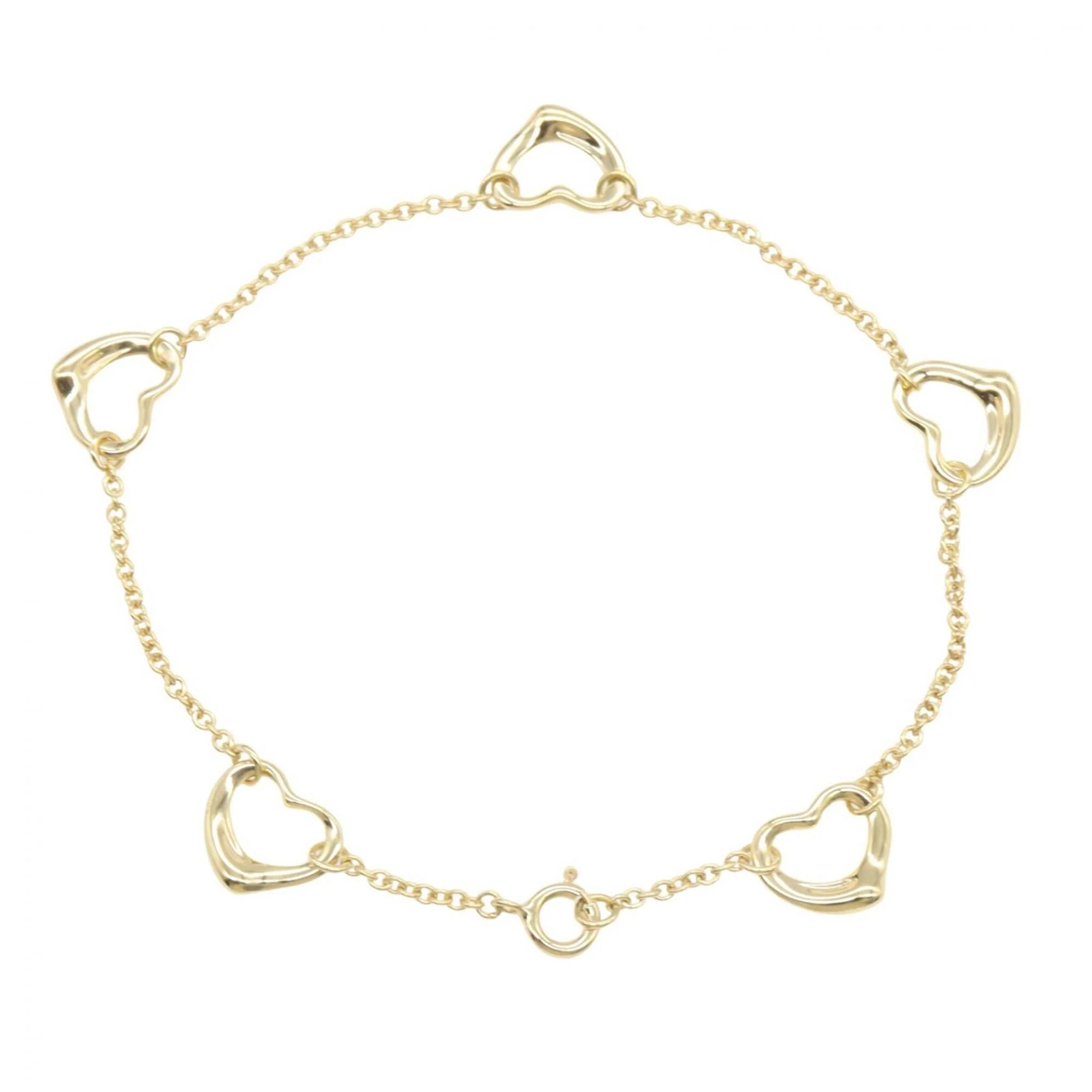 Open Heart Bracelet 18K Yellow Gold - Image 2