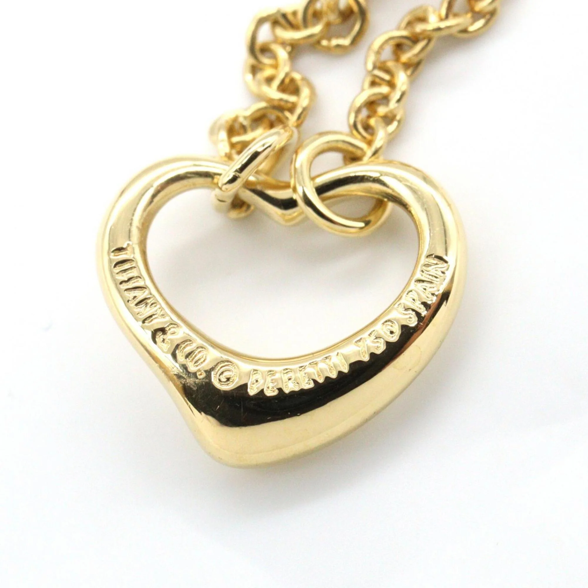 Open Heart Bracelet 18K Yellow Gold - Image 4