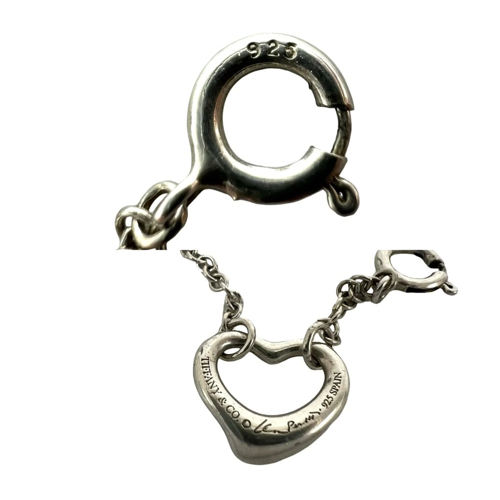 Open Heart Bracelet Sterling Silver - Image 3