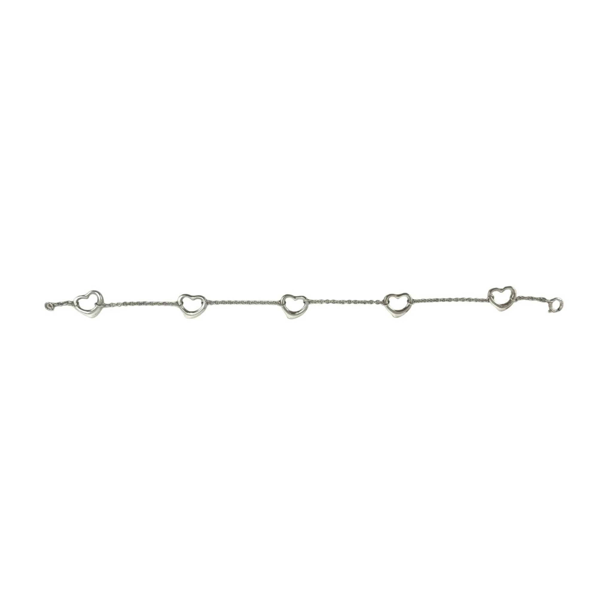 Open Heart Bracelet Sterling Silver - Image 5