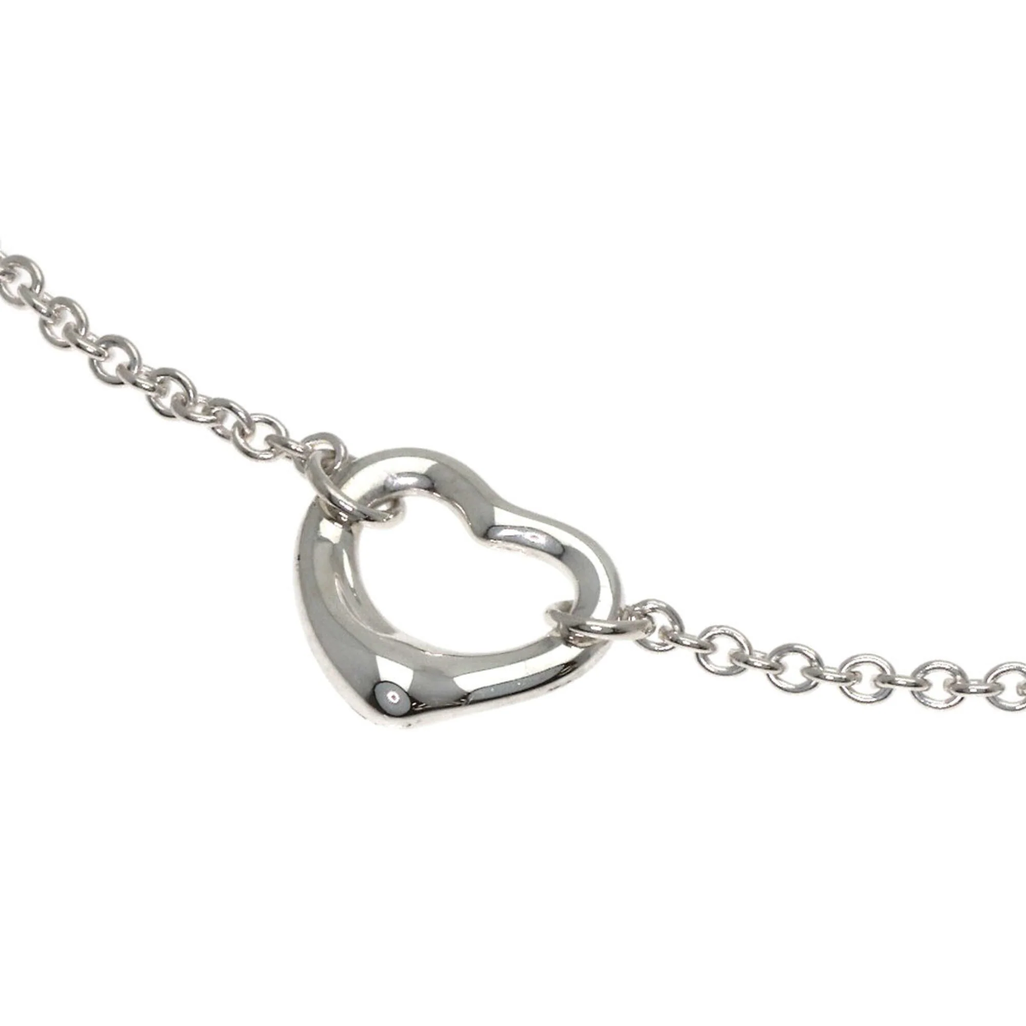 Open Heart Bracelet Sterling Silver - Image 2