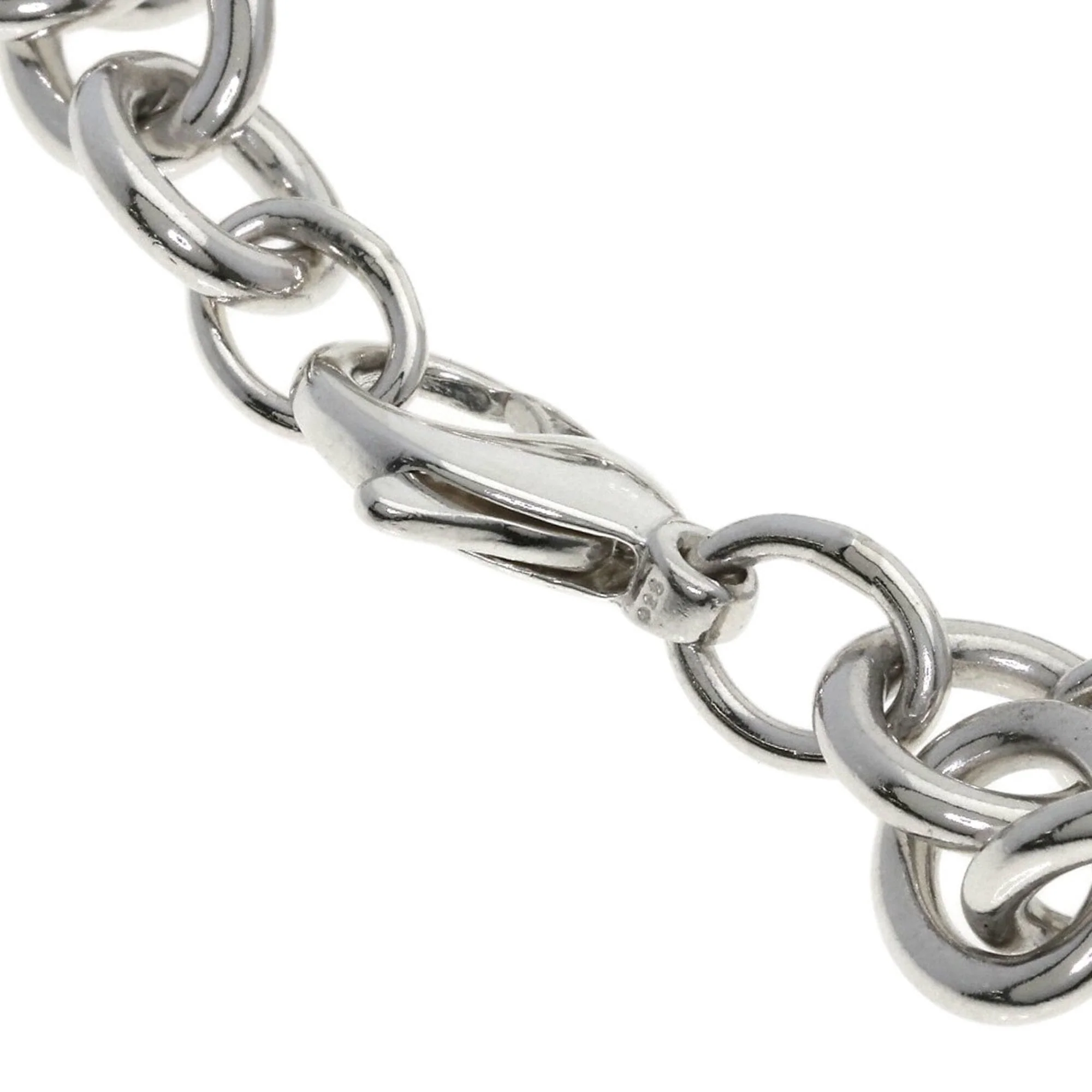 Round Tag Bracelet Sterling Silver - Image 5