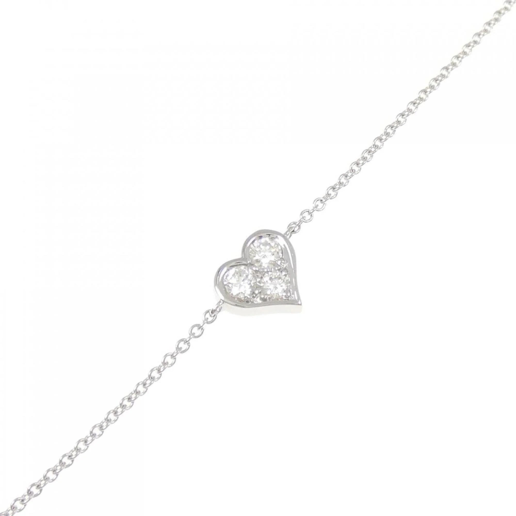 Sentimental Bracelet Platinum with Diamond Small