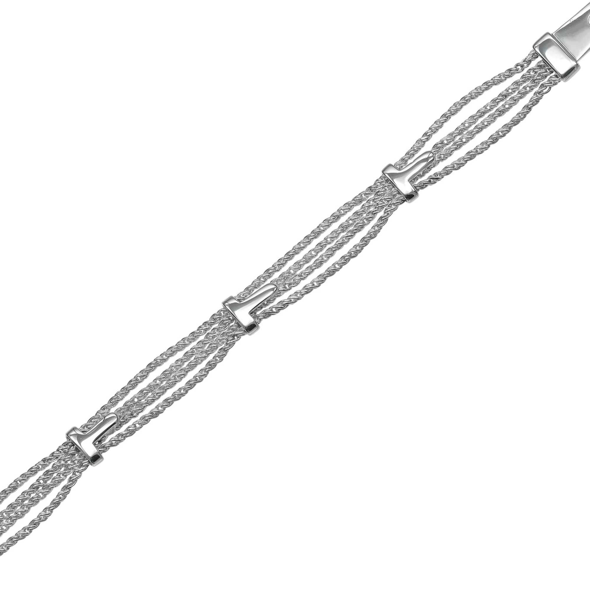 T-Rope Buckle Motif Bracelet Sterling Silver - Image 6