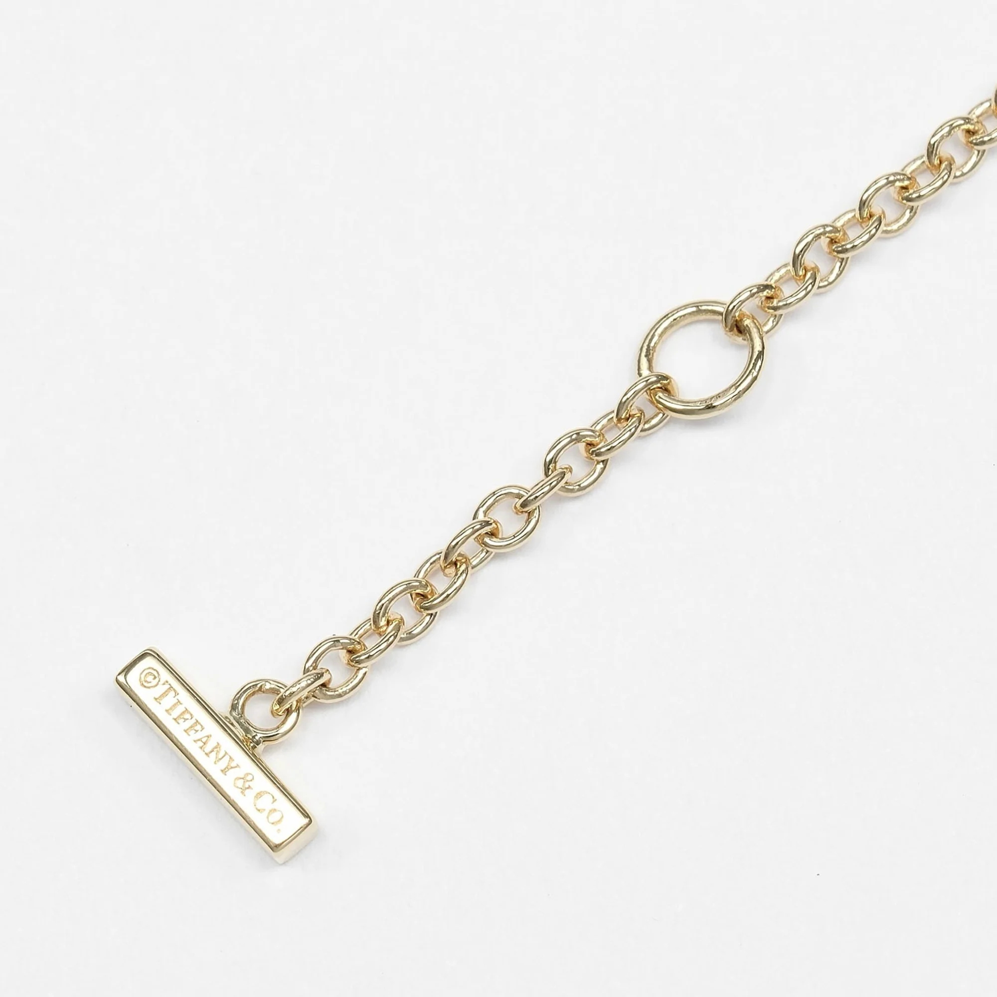 T Smile Pendant Necklace 18K Yellow Gold - Image 5