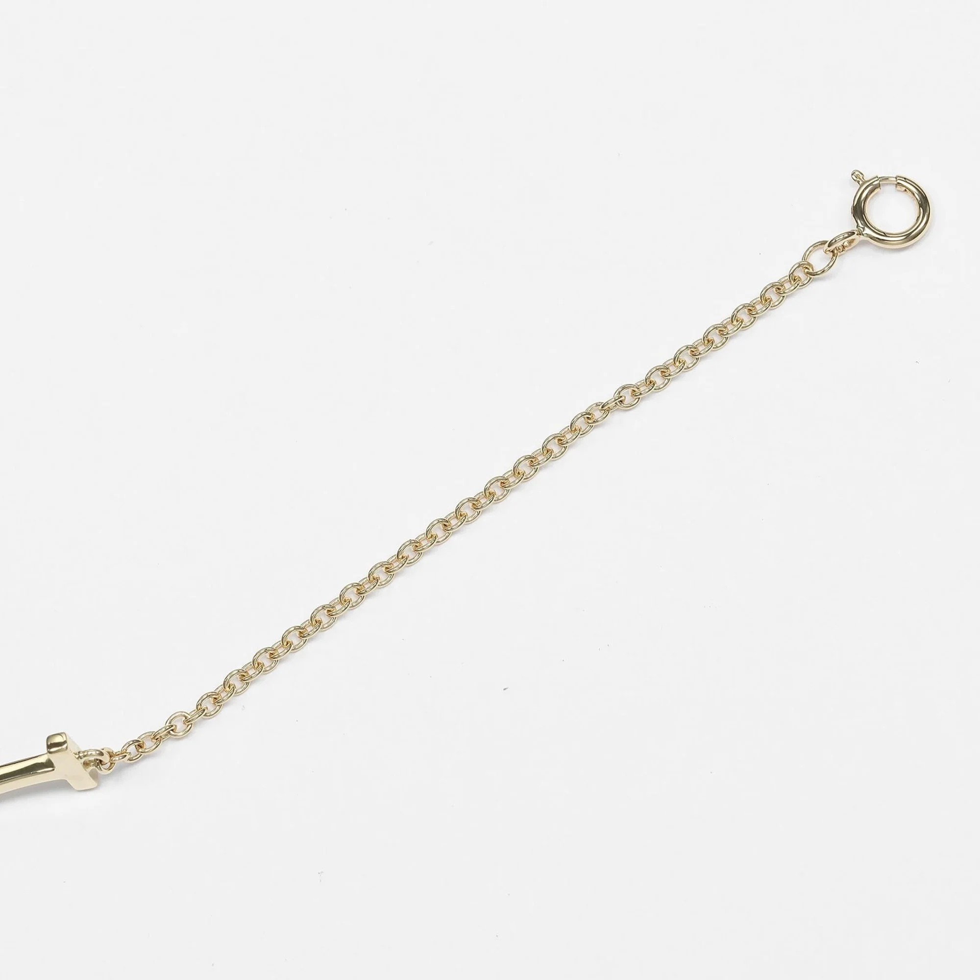 T Smile Pendant Necklace 18K Yellow Gold - Image 6