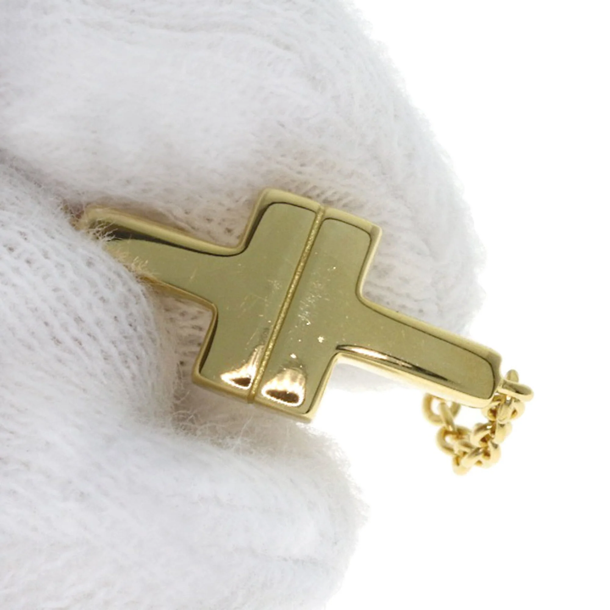 T TOW Double Chain Bracelet 18K Yellow Gold - Image 6