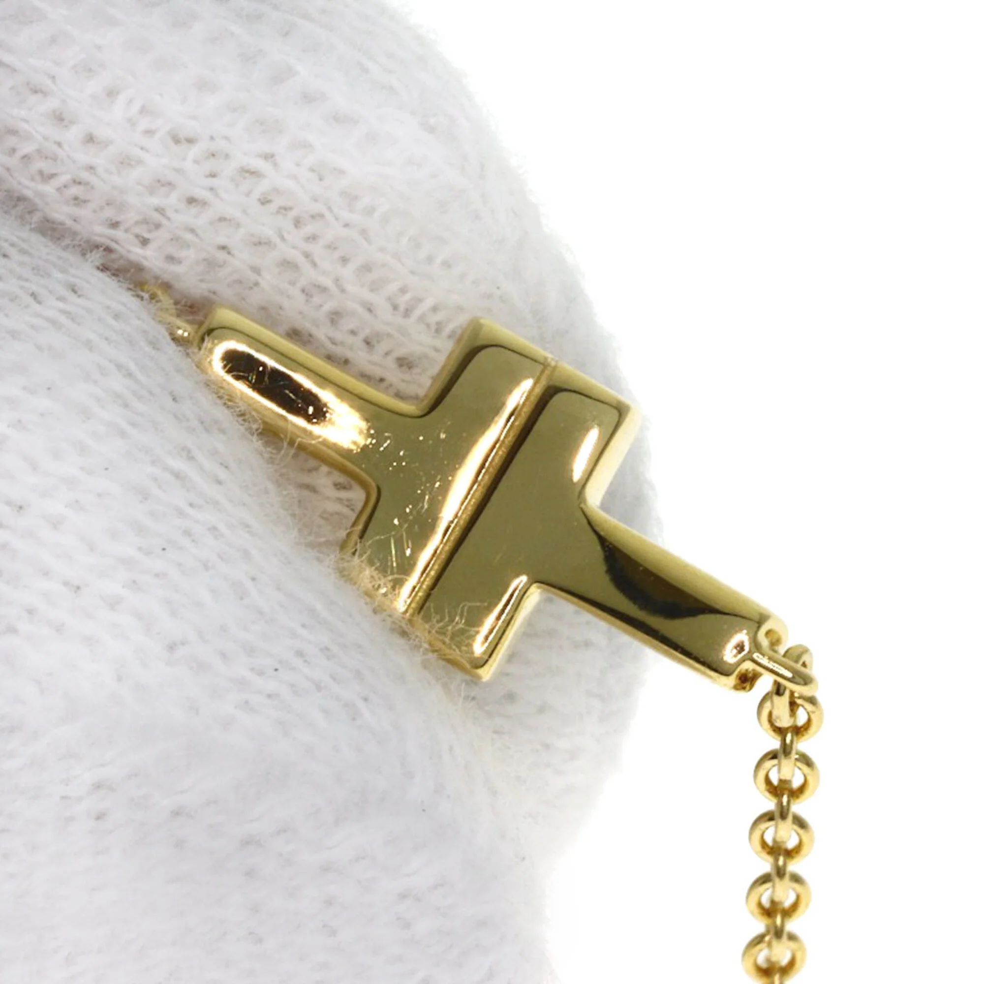 T TOW Double Chain Bracelet 18K Yellow Gold - Image 7