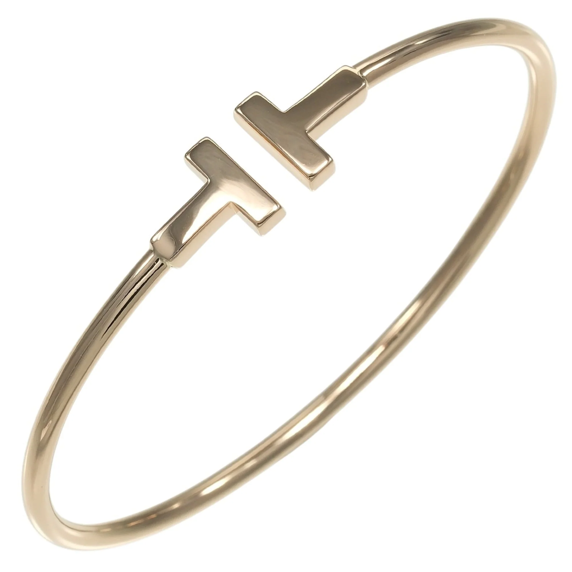 T Wire Bracelet 18K Rose Gold
