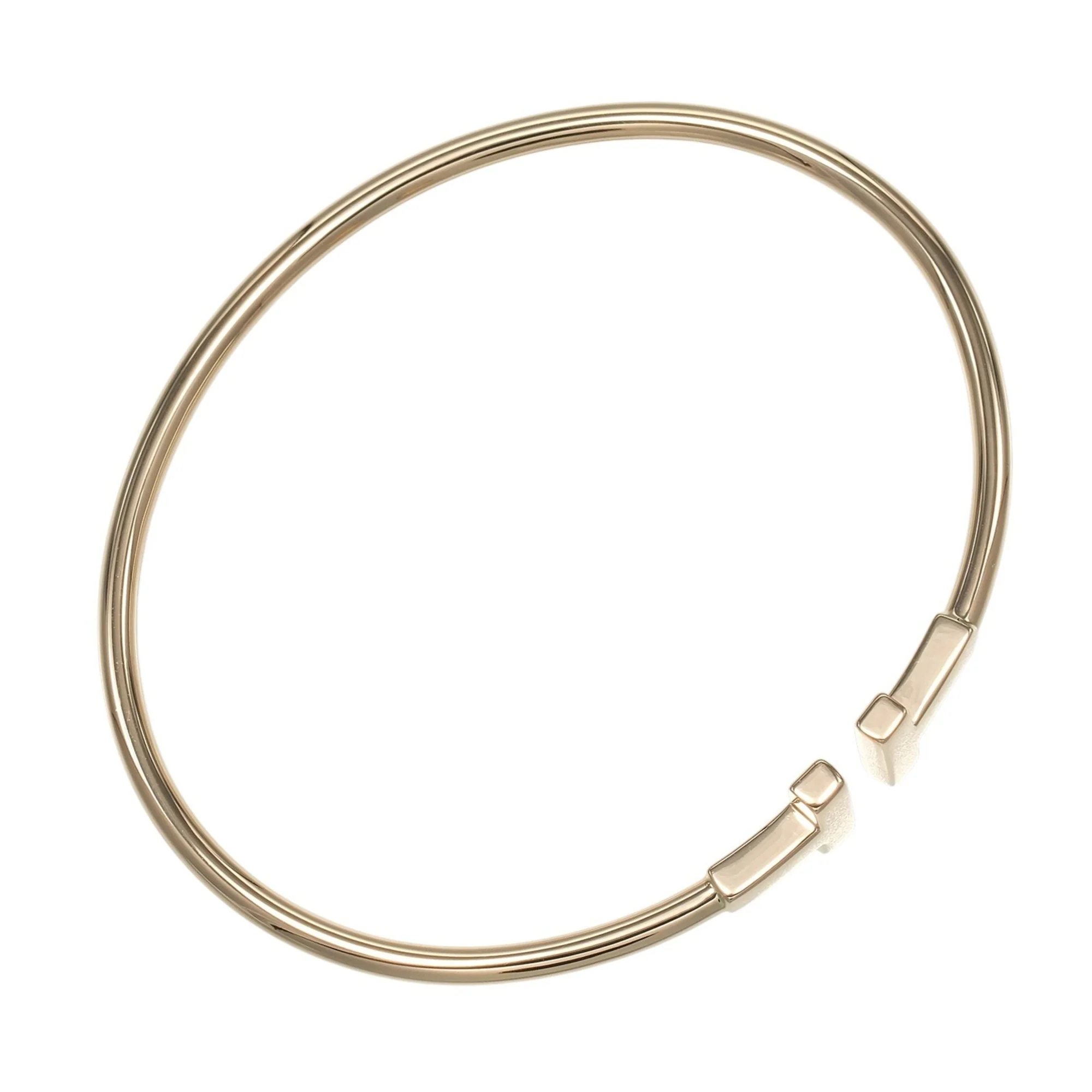 T Wire Bracelet 18K Rose Gold - Image 3