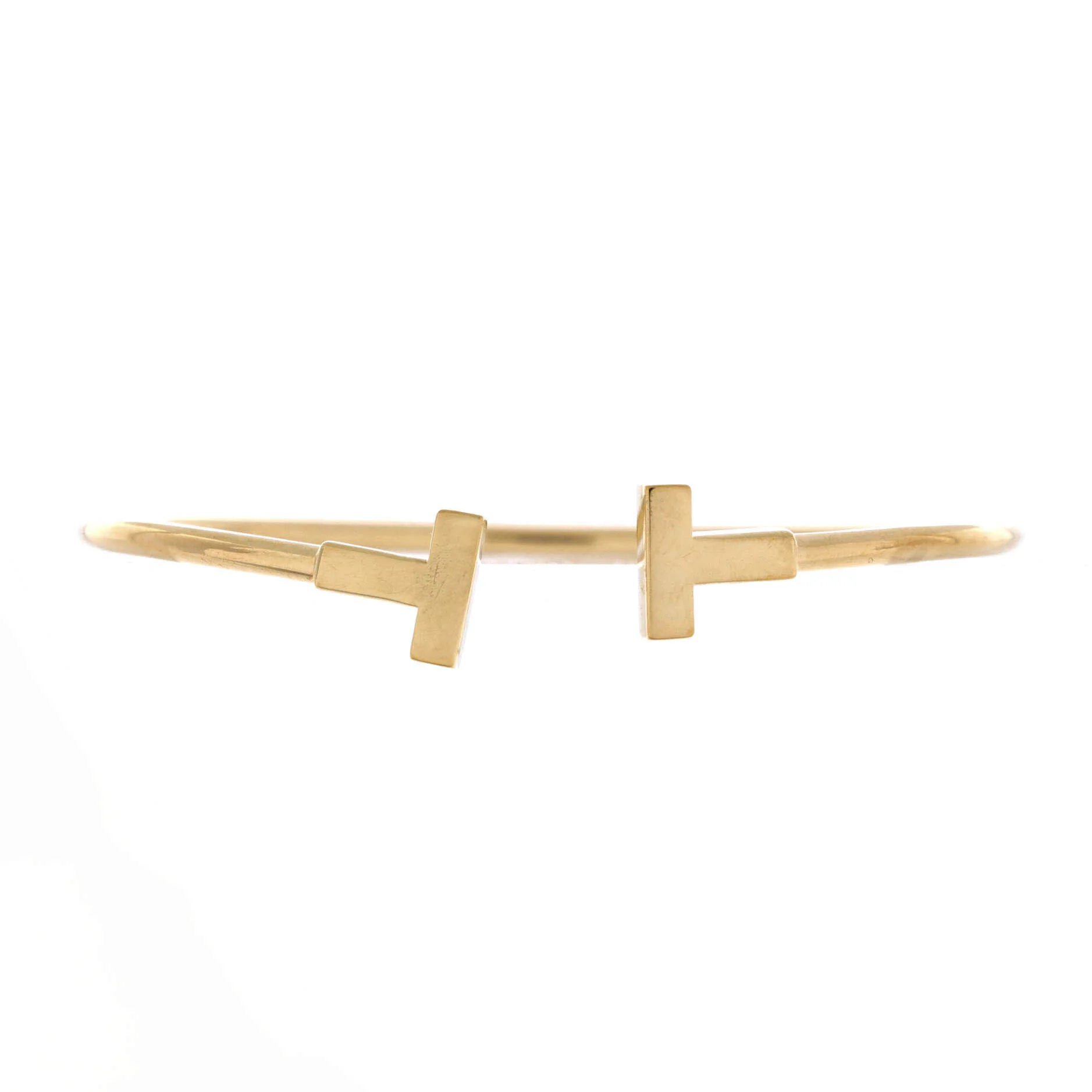 T Wire Bracelet 18K Yellow Gold
