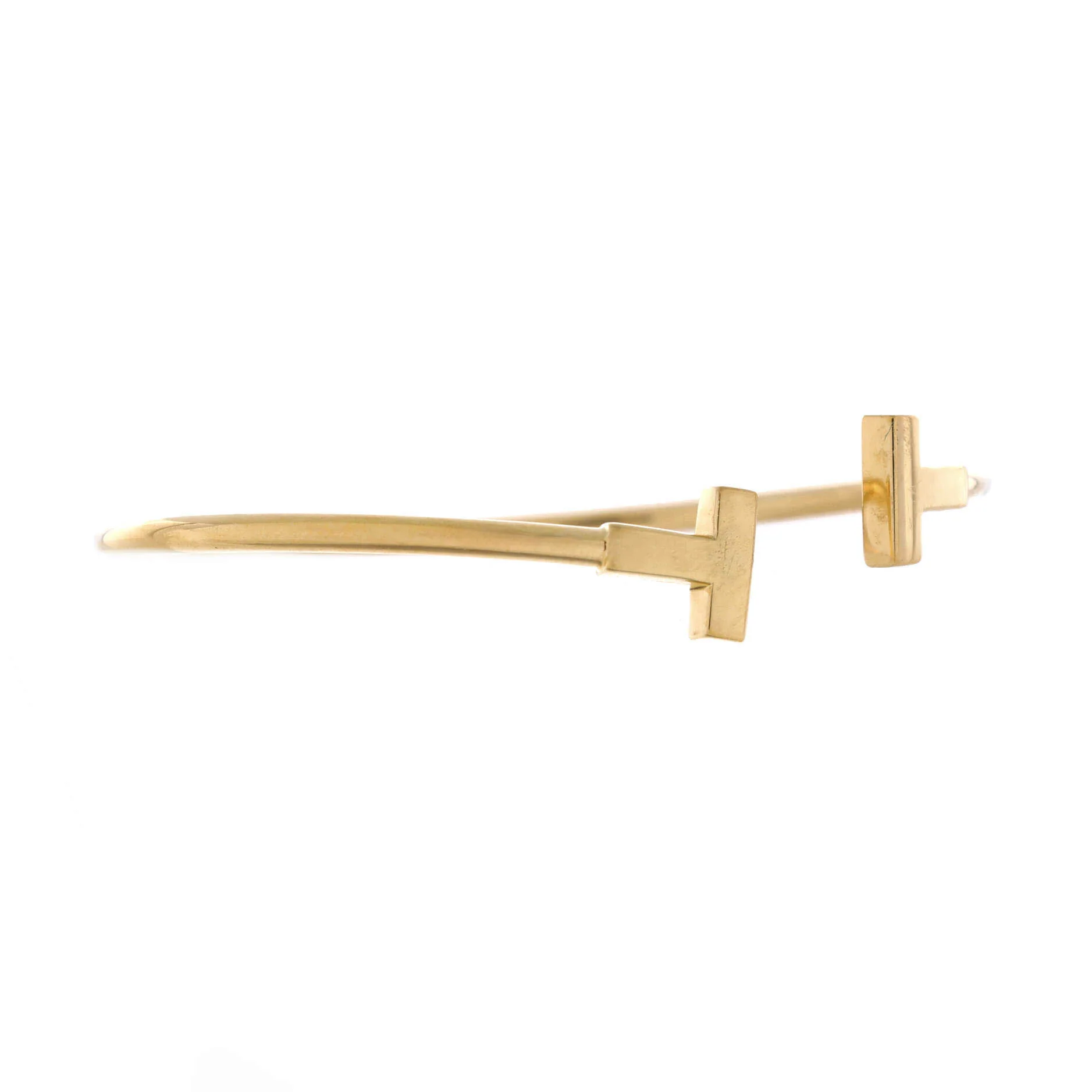 T Wire Bracelet 18K Yellow Gold - Image 2