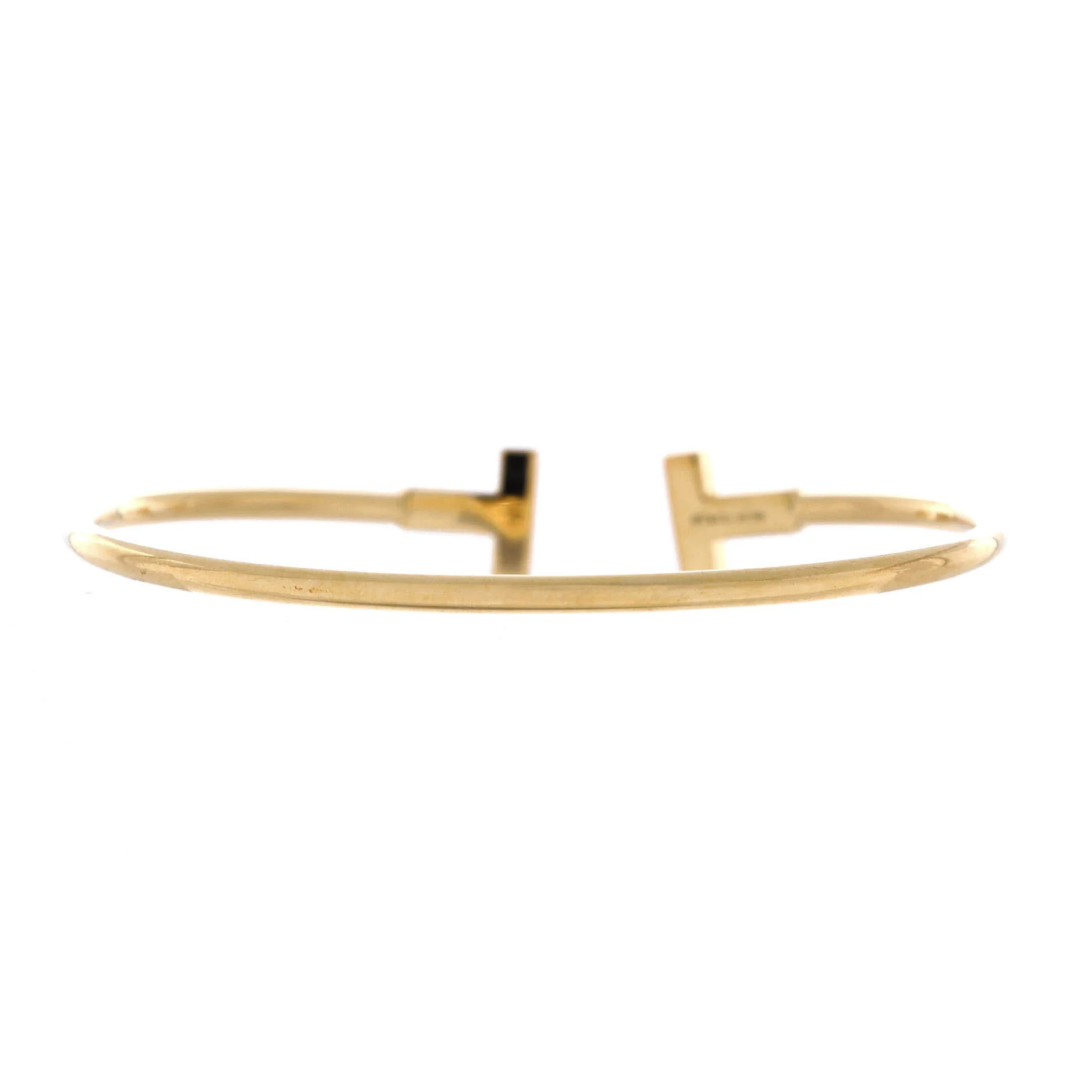T Wire Bracelet 18K Yellow Gold - Image 3