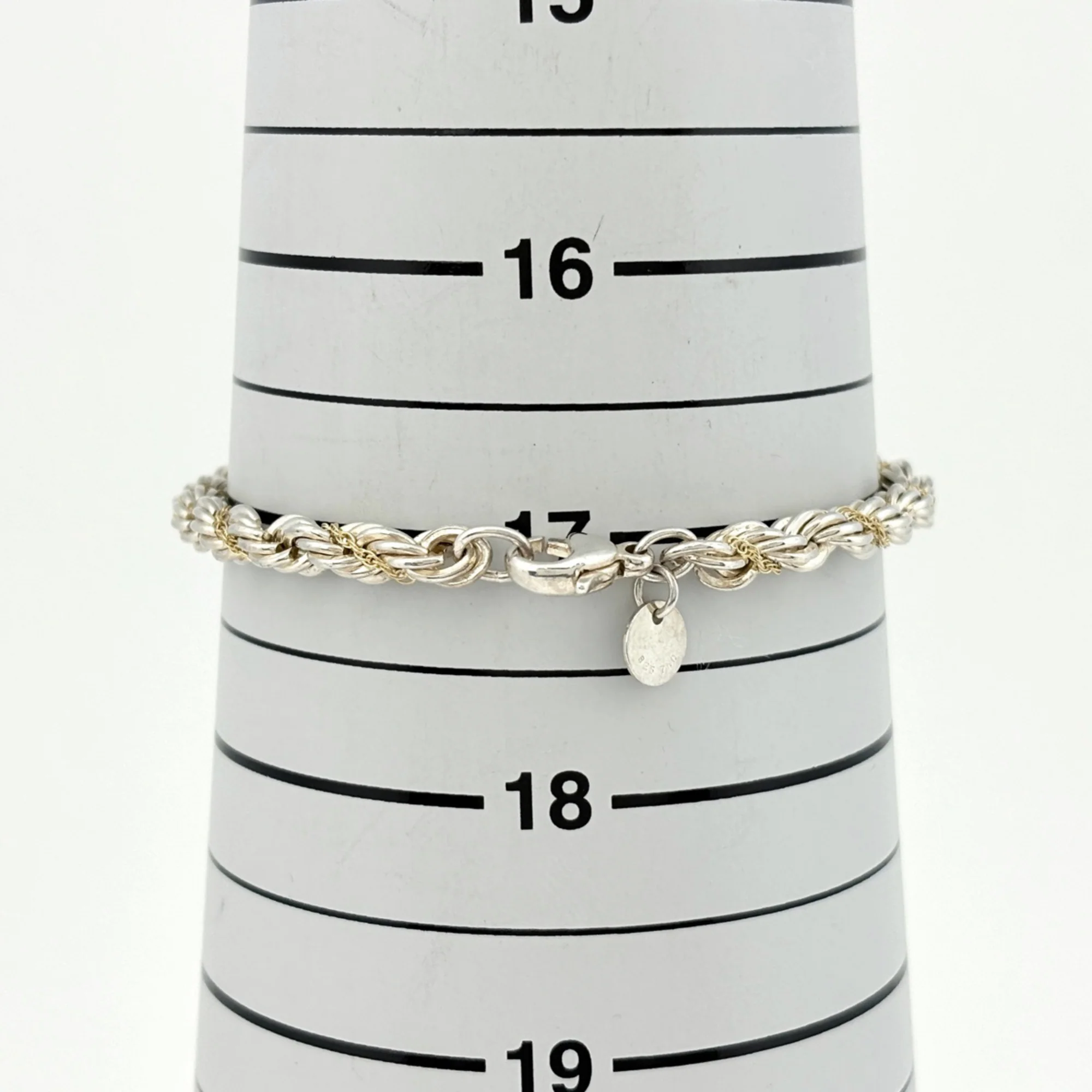 Twist Chain Bracelet Sterling Silver - Image 4