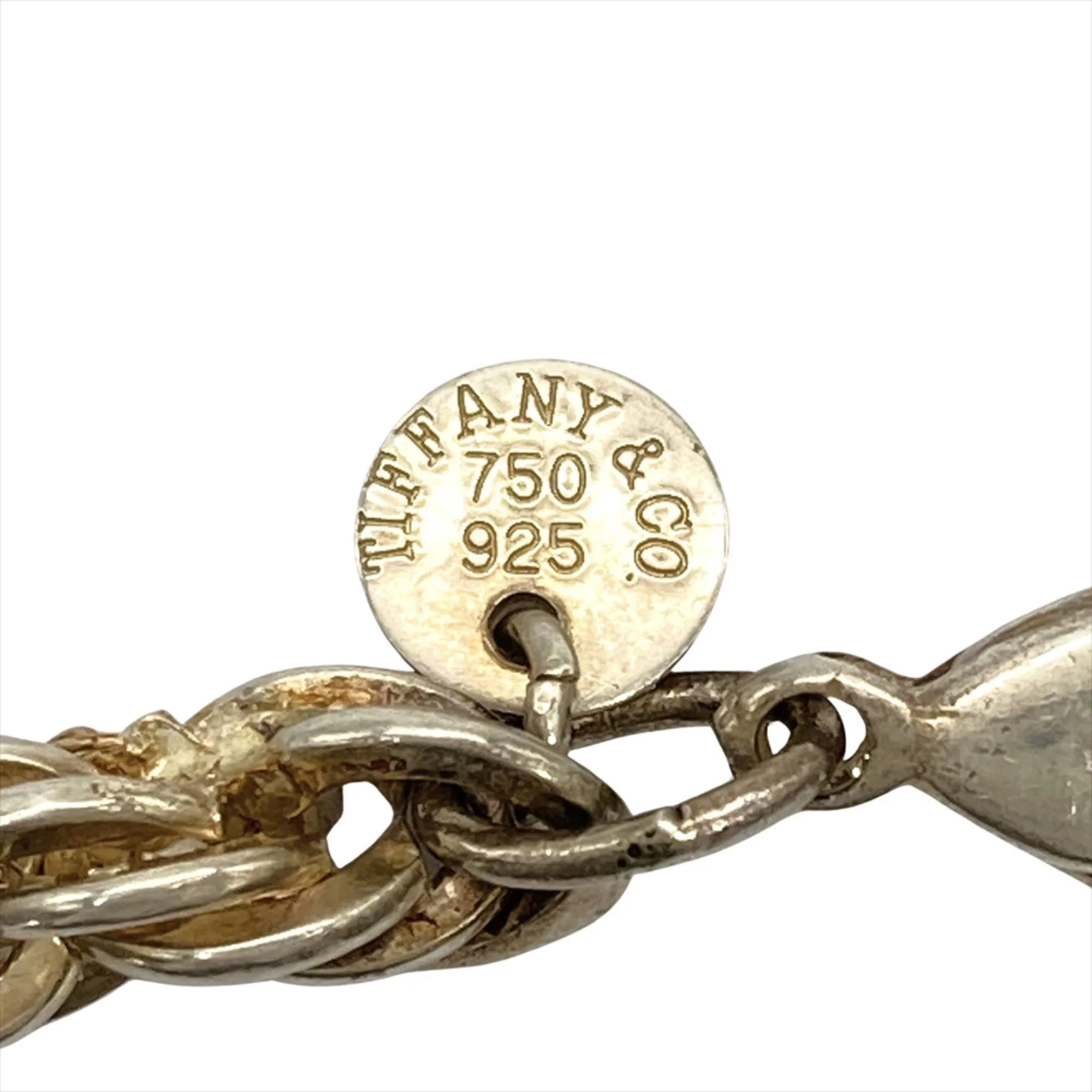 Twist Chain Bracelet Sterling Silver and 18K Yellow Gold - Image 4