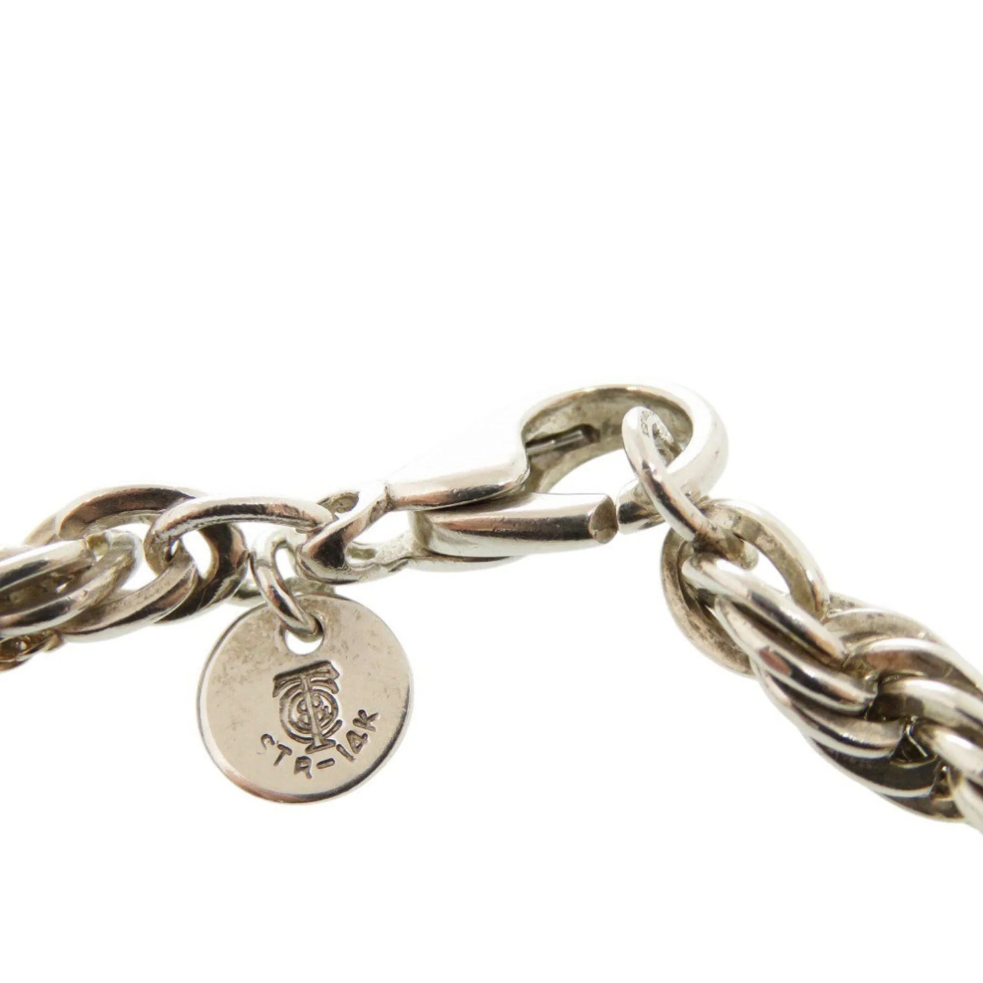 Twist Rope Bracelet Sterling Silver and 14K Yellow Gold - Image 3