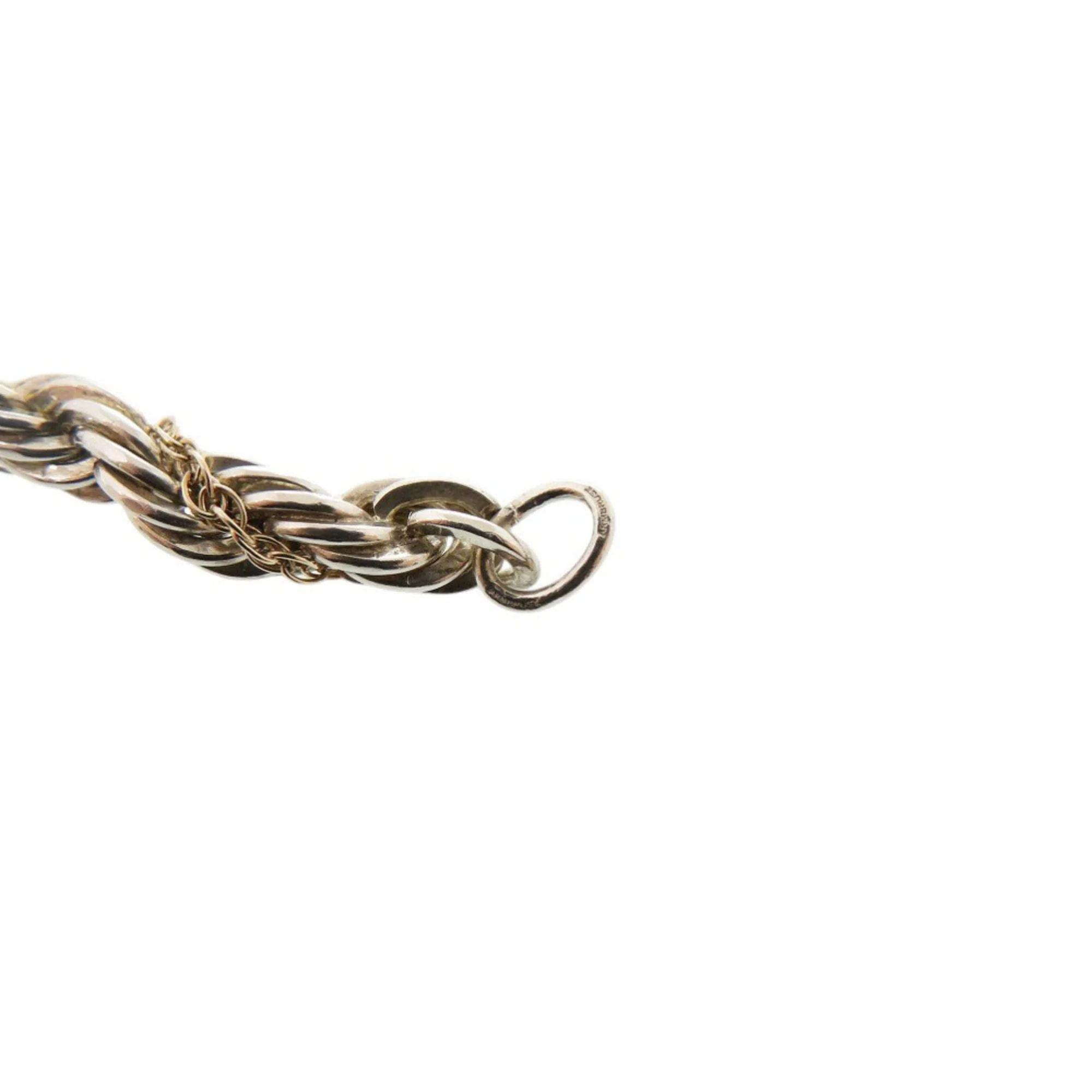 Twist Rope Bracelet Sterling Silver and 14K Yellow Gold - Image 4