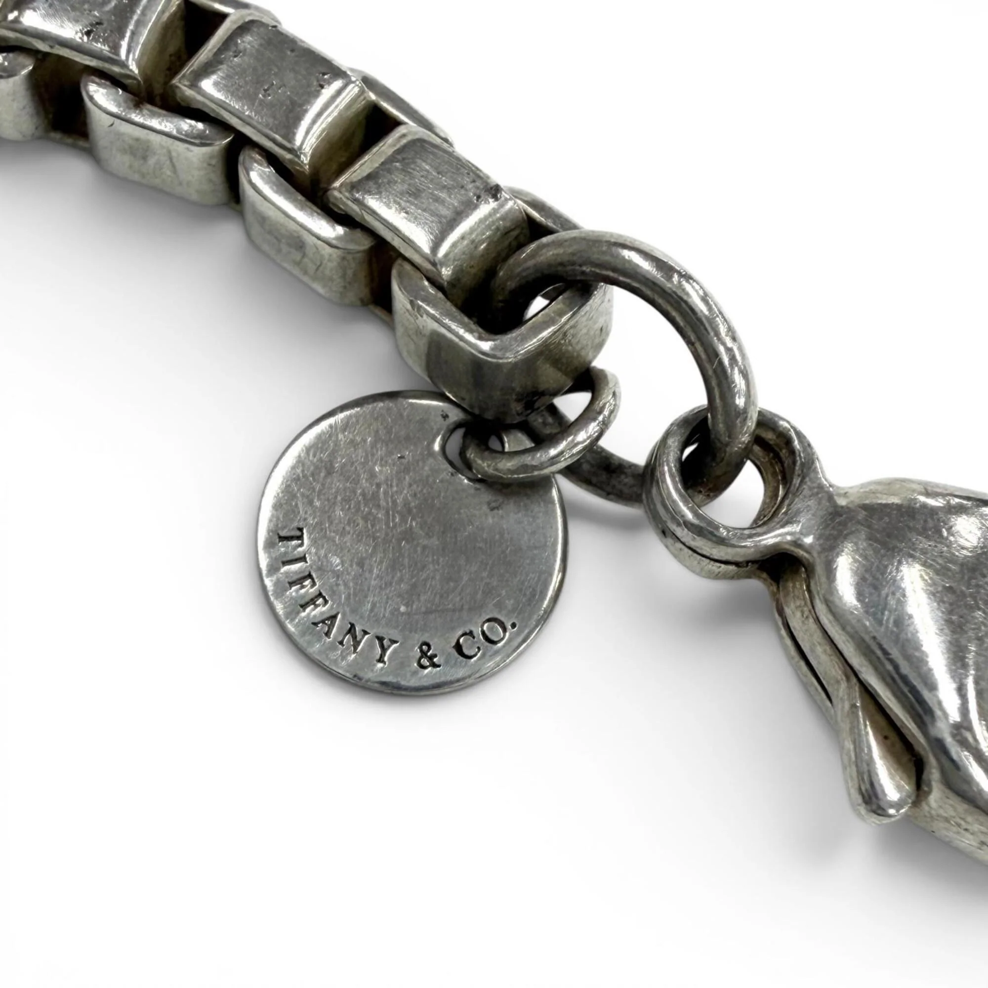Venetian Link Bracelet Sterling Silver - Image 8