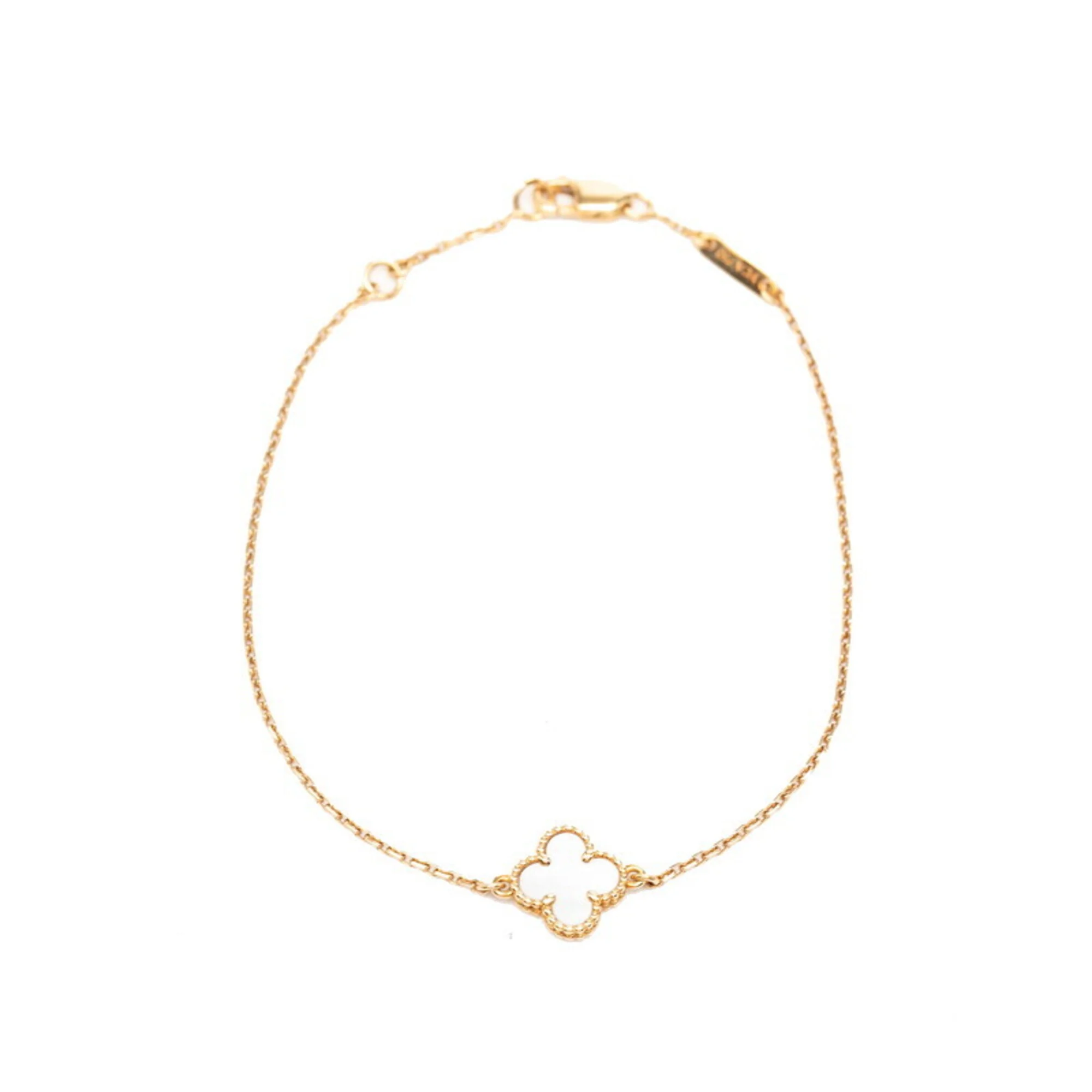 Sweet Alhambra Bracelet 18K Rose Gold and Mother of Pearl - Image 2