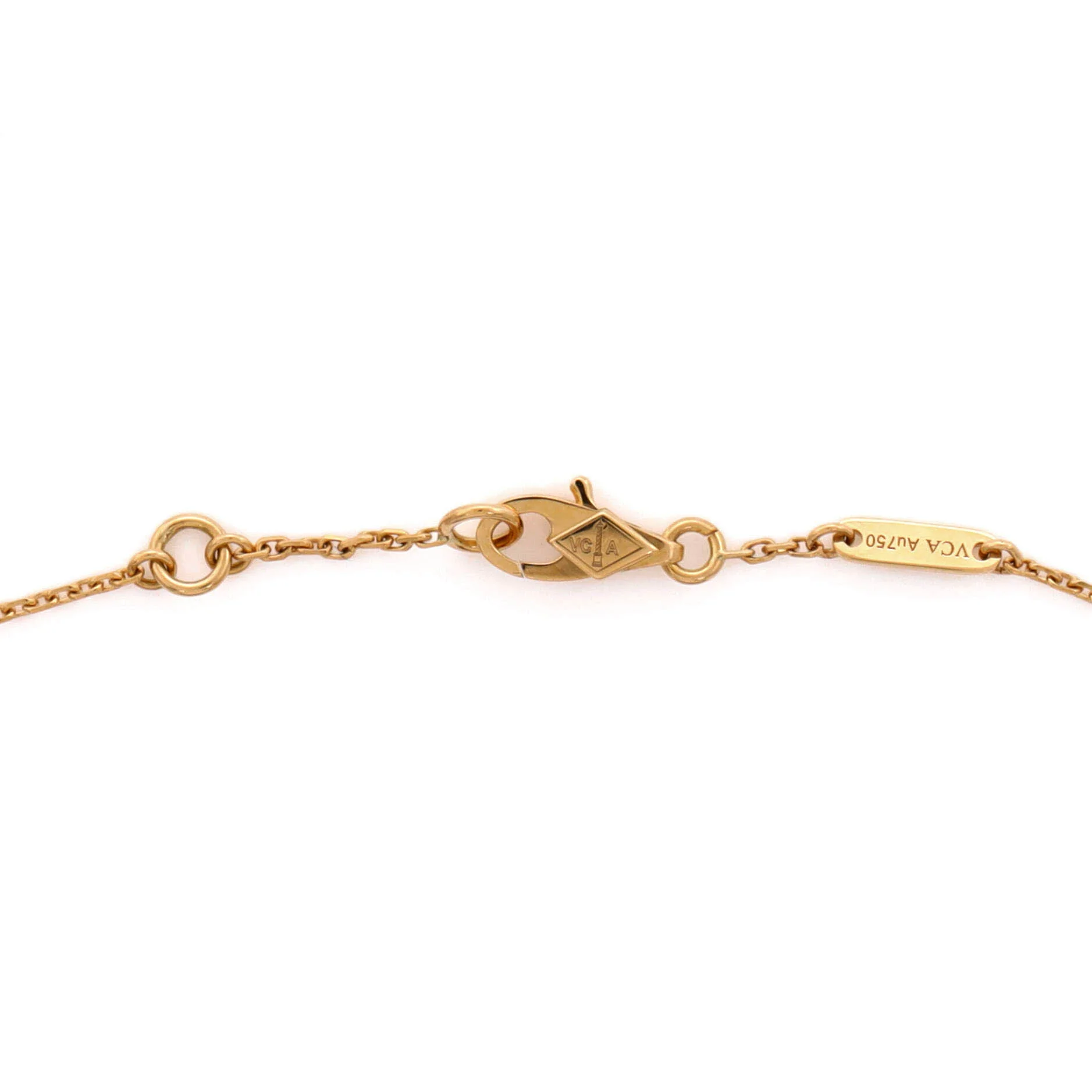 Sweet Alhambra Bracelet 18K Yellow Gold and Mother of Pearl - Image 3