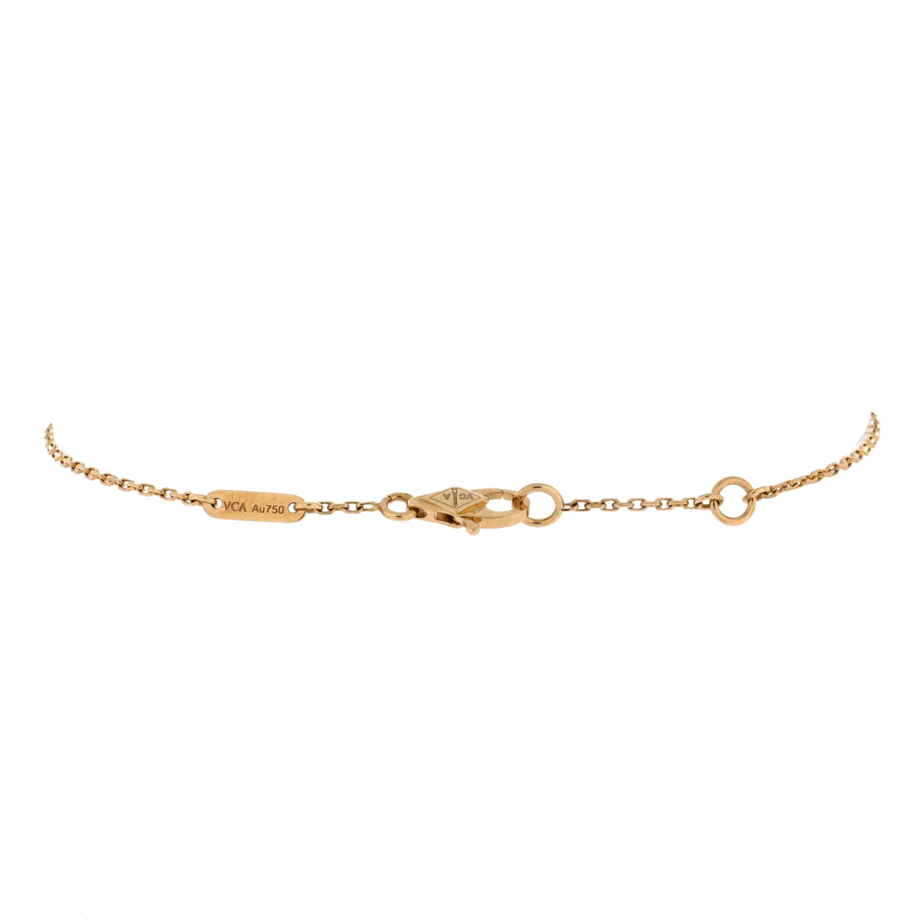 Sweet Alhambra Butterfly Bracelet 18K Yellow Gold and Mother of Pearl - Image 3