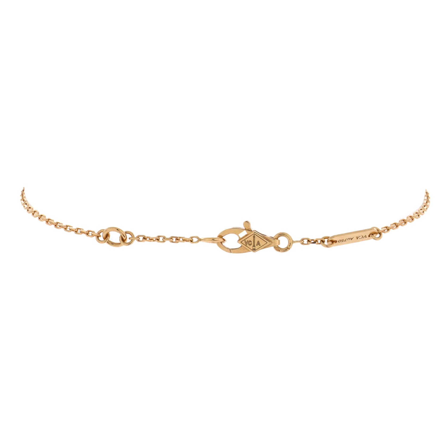 Sweet Alhambra Butterfly Bracelet 18K Yellow Gold and Mother of Pearl - Image 3