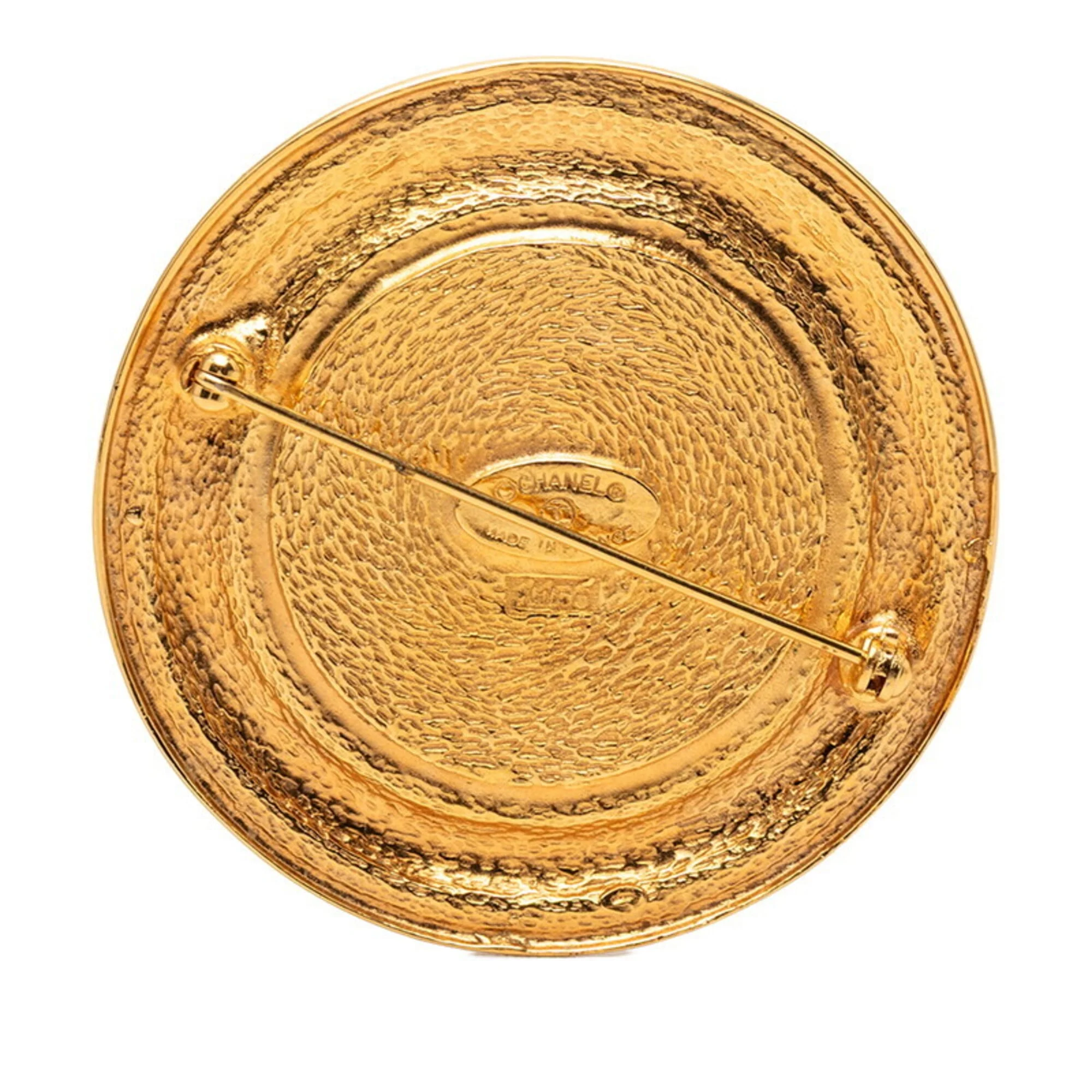 31 Rue Cambon Paris Brooch Gold - Image 2