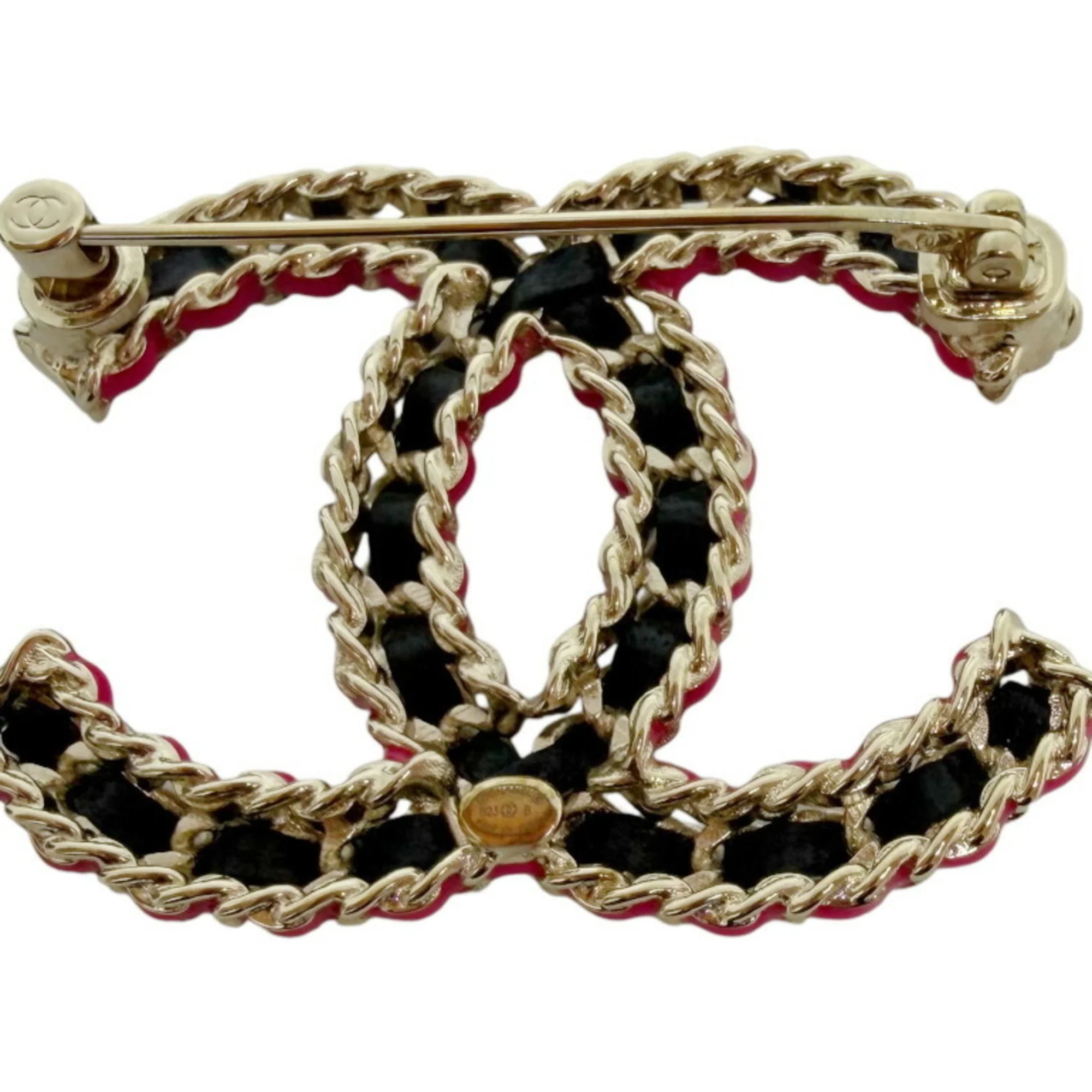 Brooch Gold and Leather - Image 4