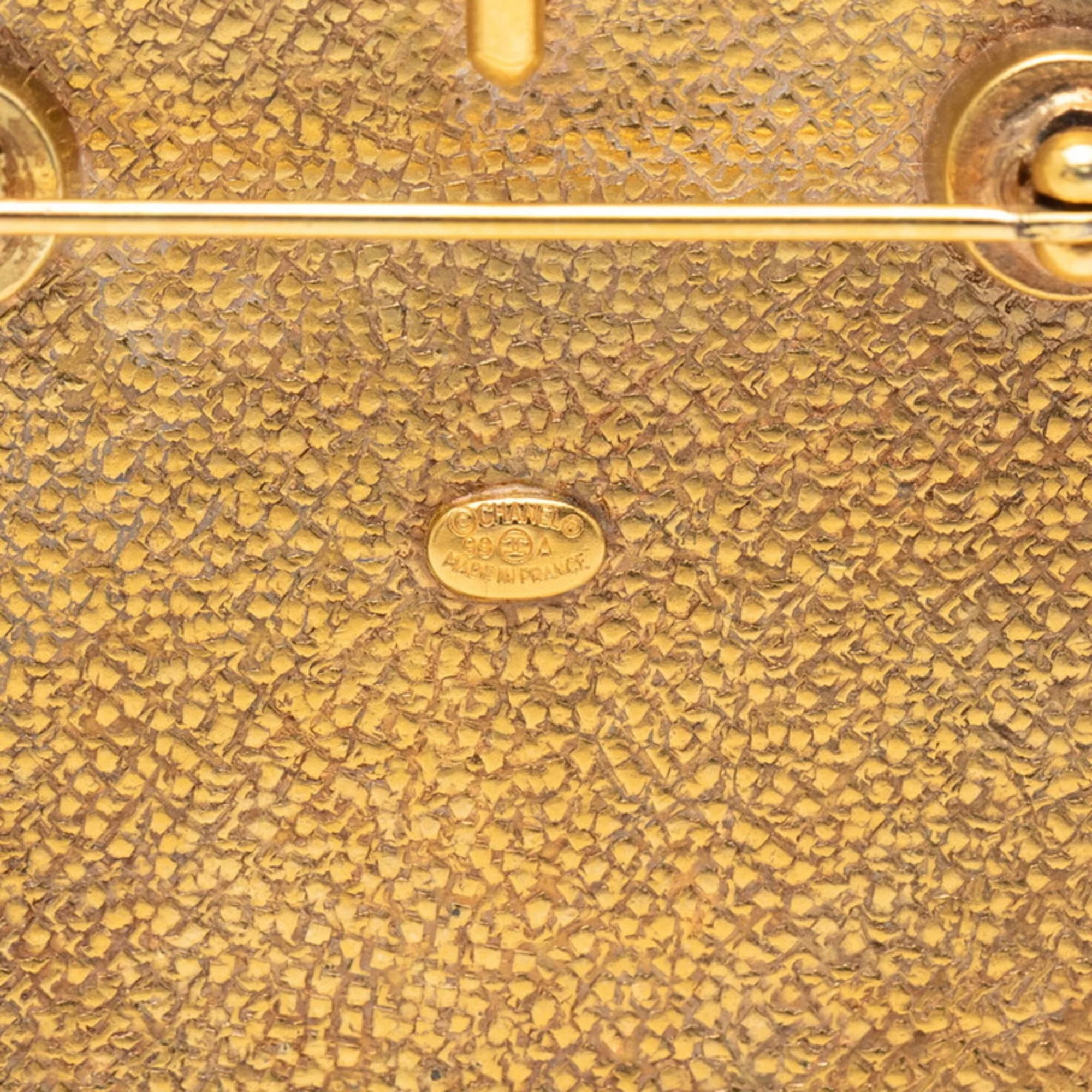 Brooch Gold-Tone Metal - Image 3